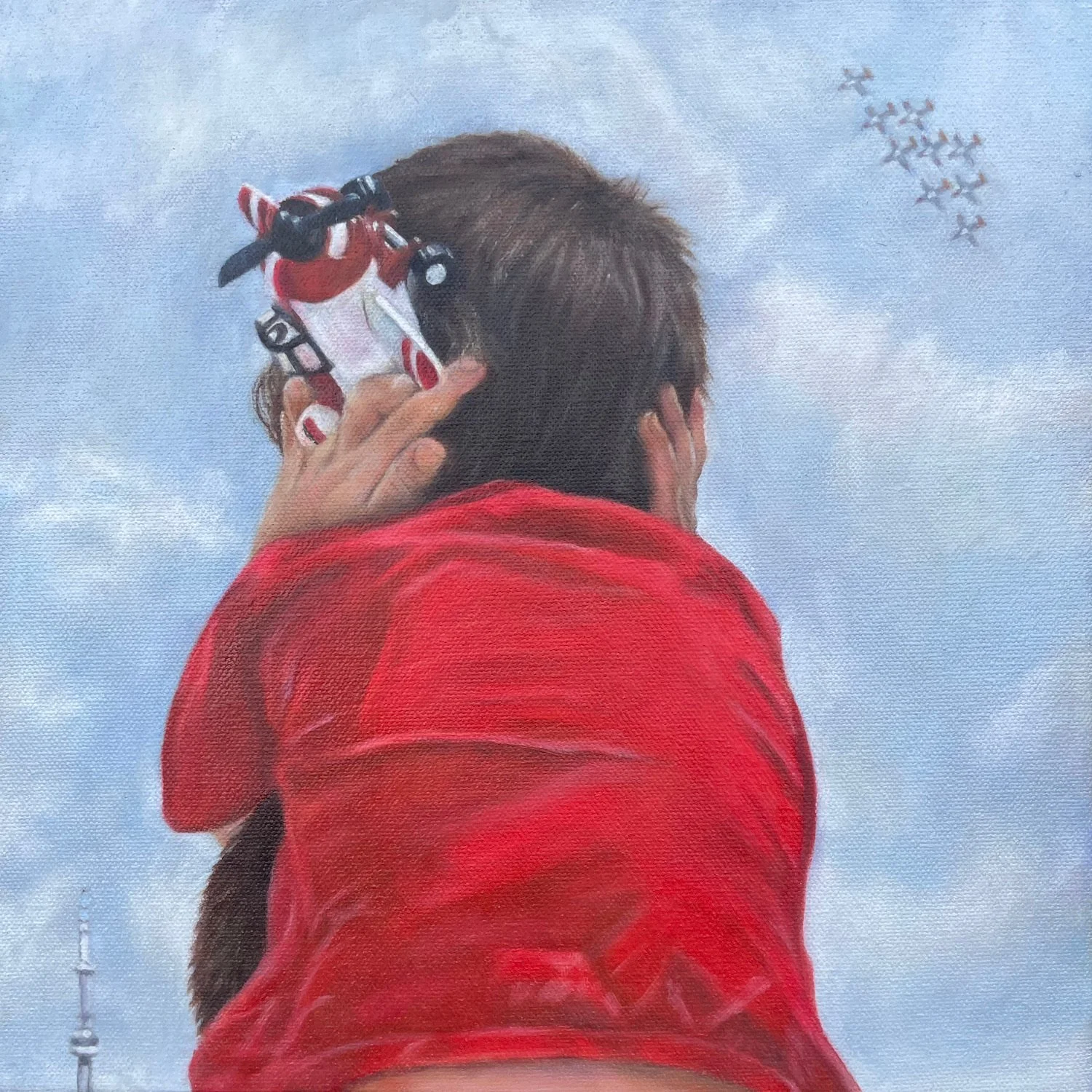 Snowbirds, 12 x 12, SOLD