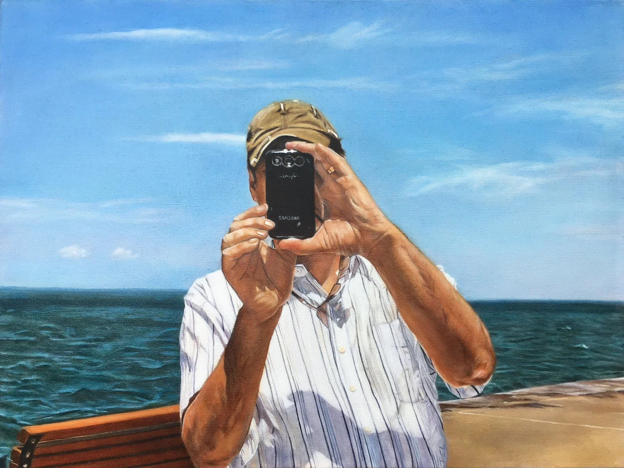 Gotcha, 18 x 24, SOLD
