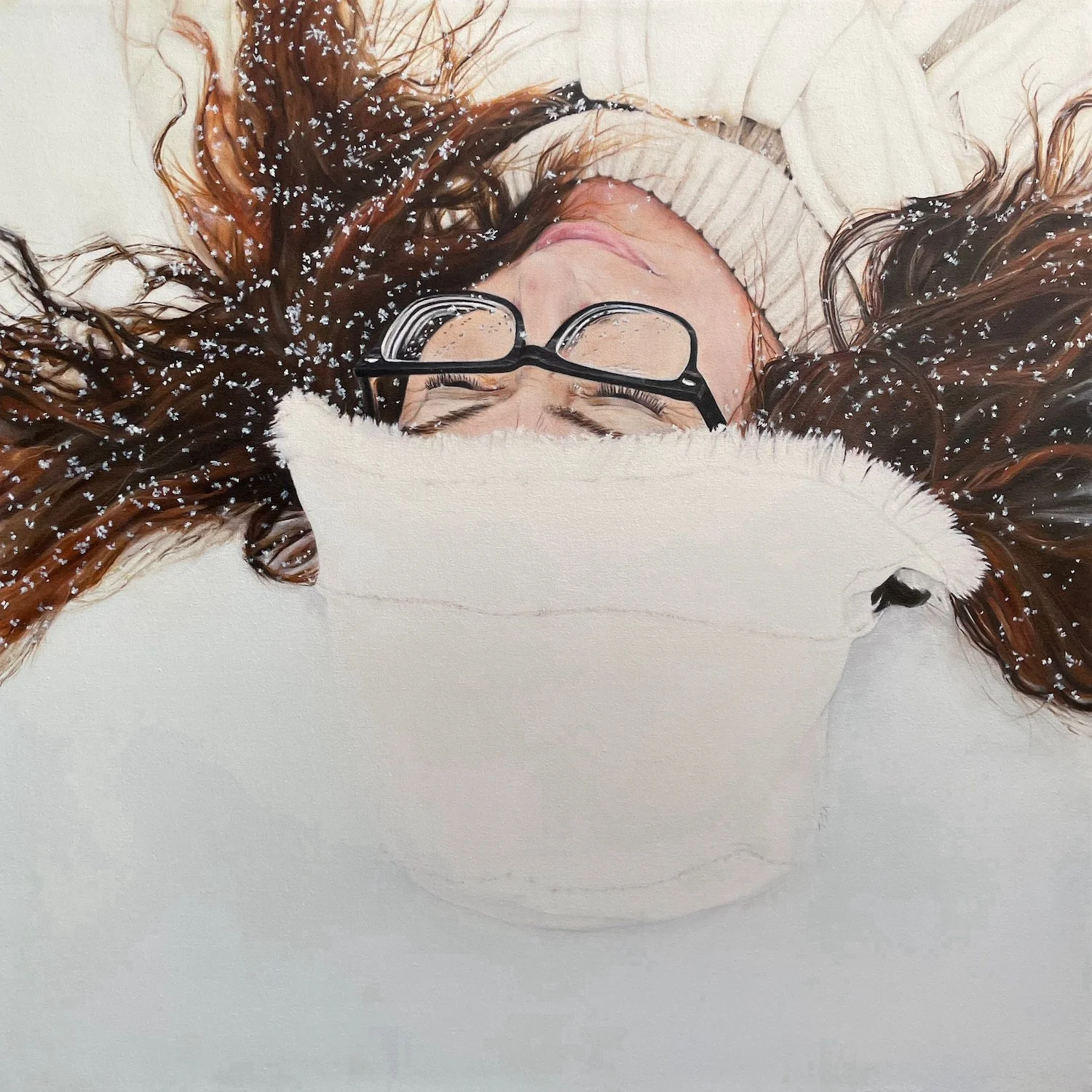 Seeing White, 30 x 30, $1800