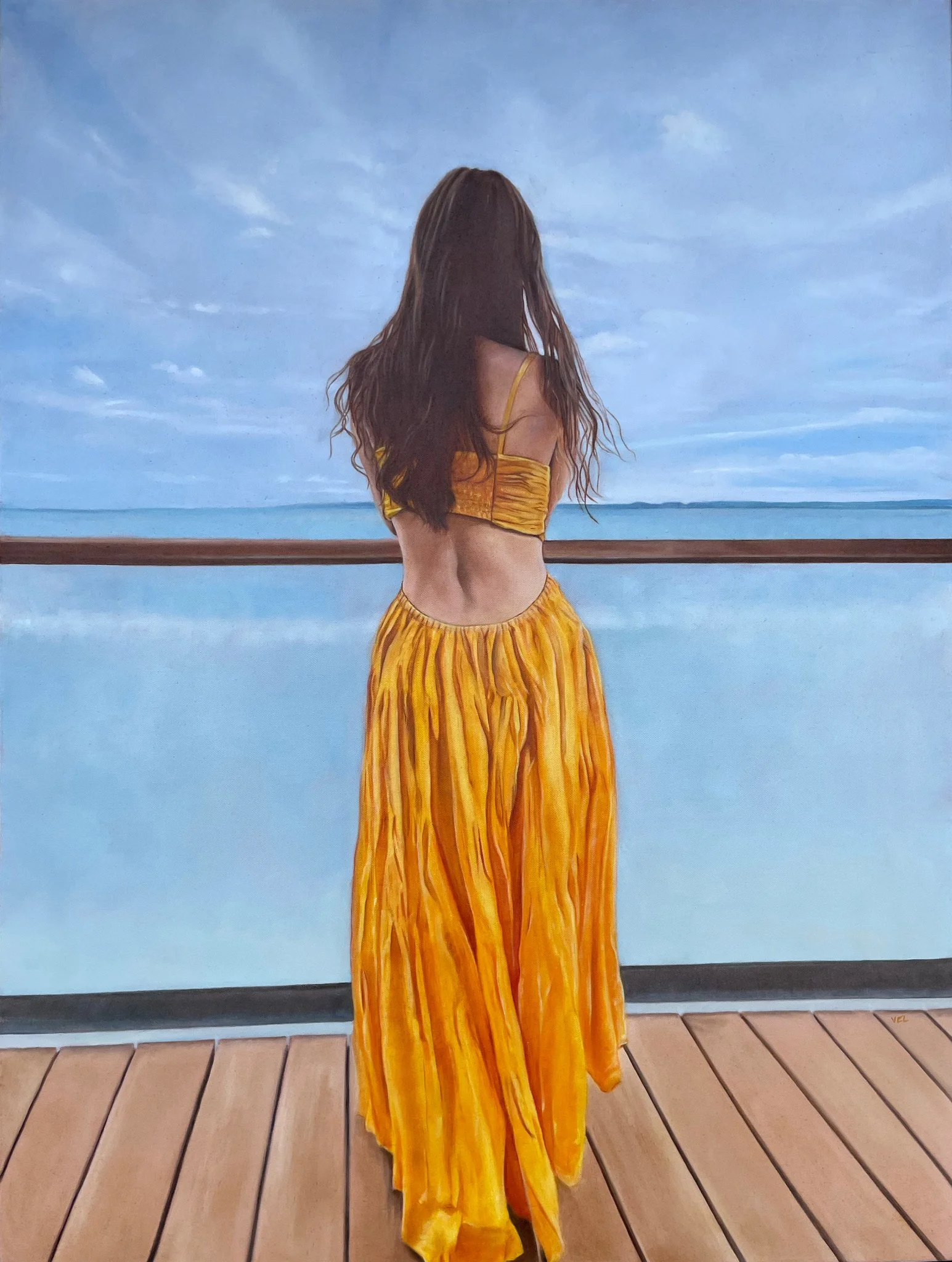 The Yellow Dress, 40 x 30, $2400