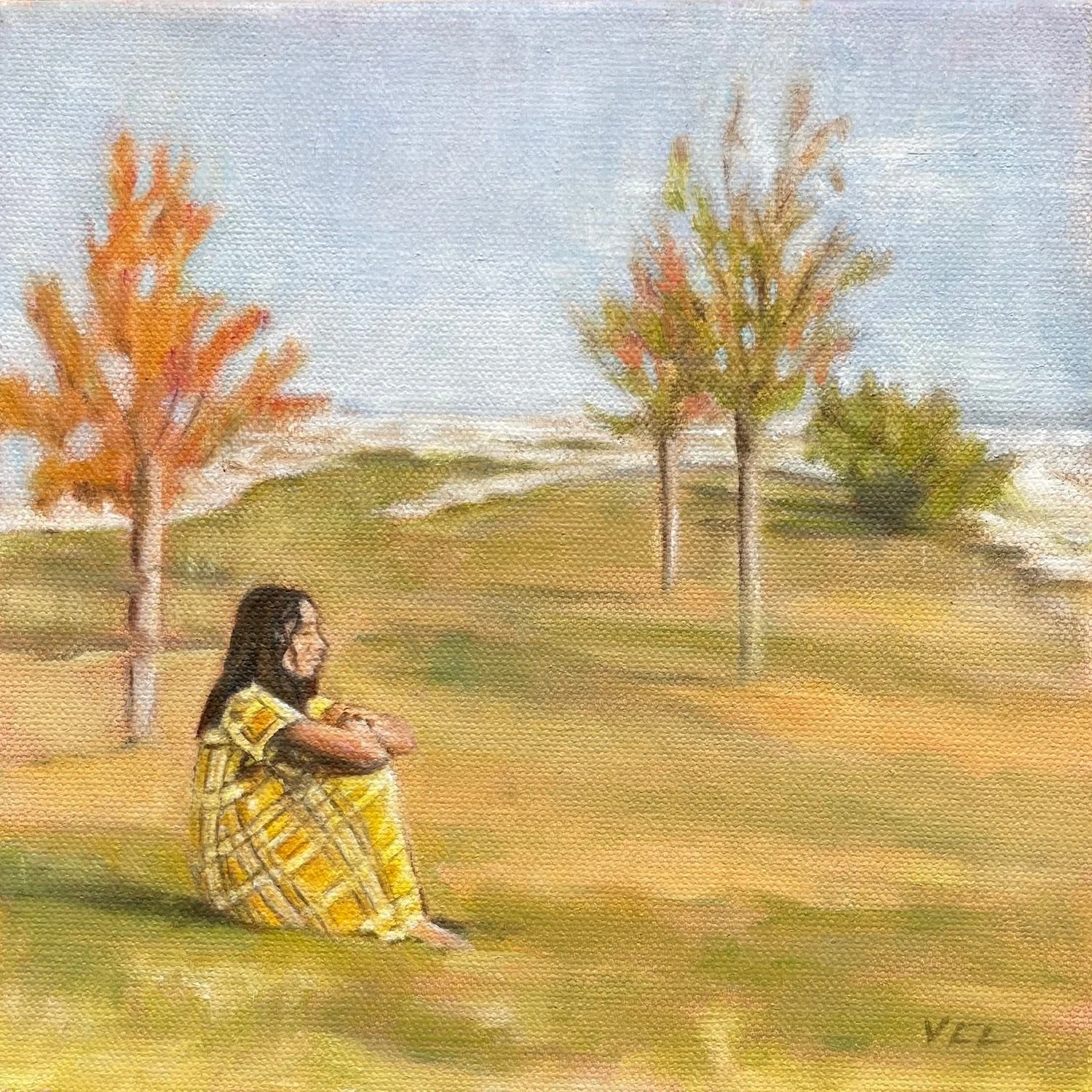 Solitude, 8 x 8, SOLD