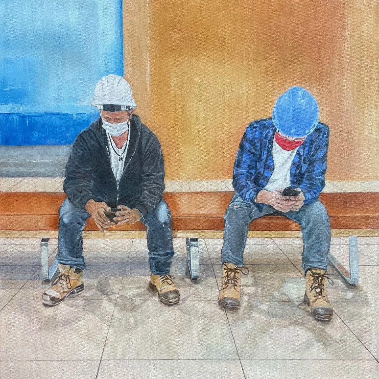 On Break, 24 x 24, $1500