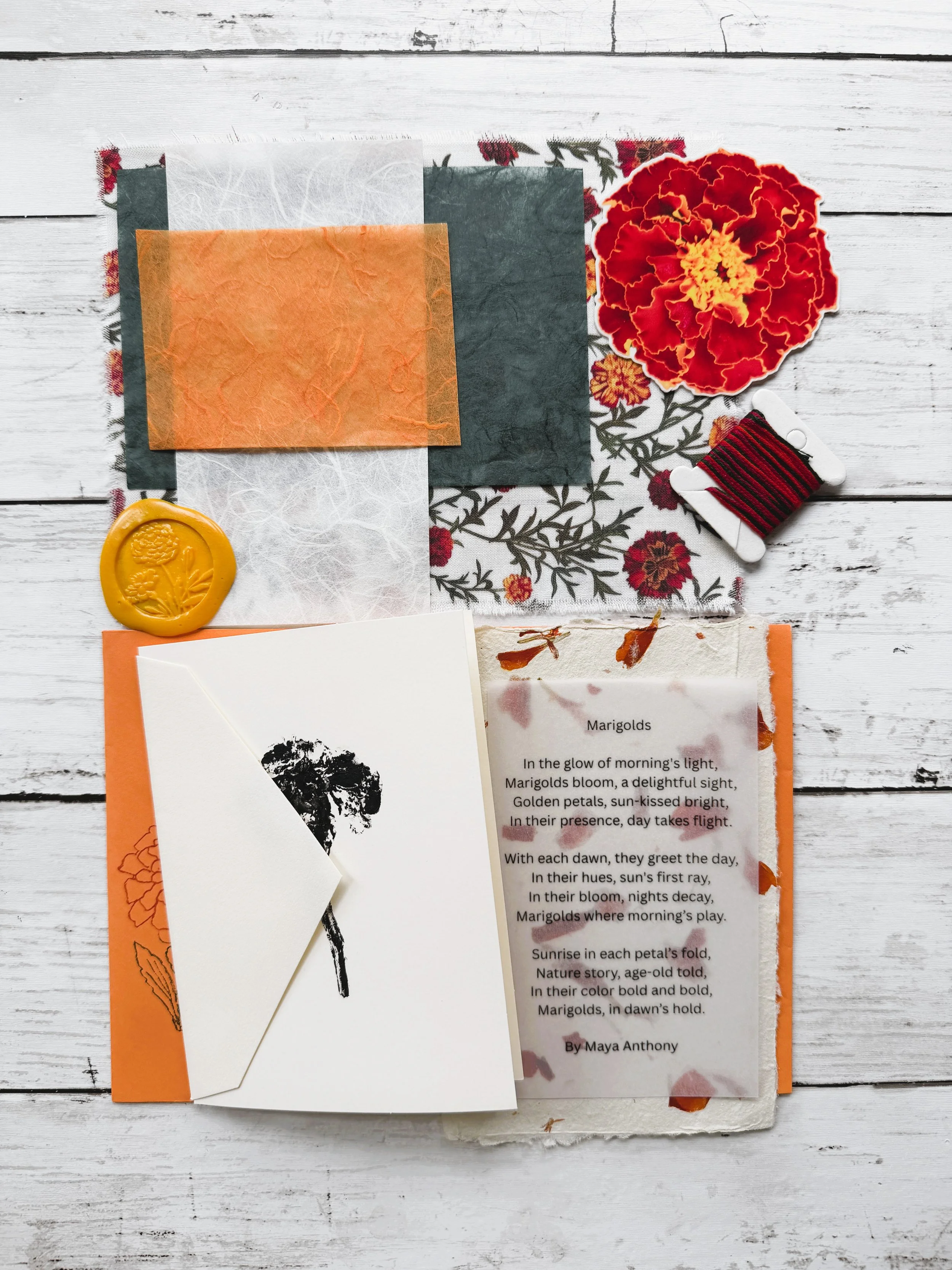 Marigold Scrapbook Slow Stitching Bundles