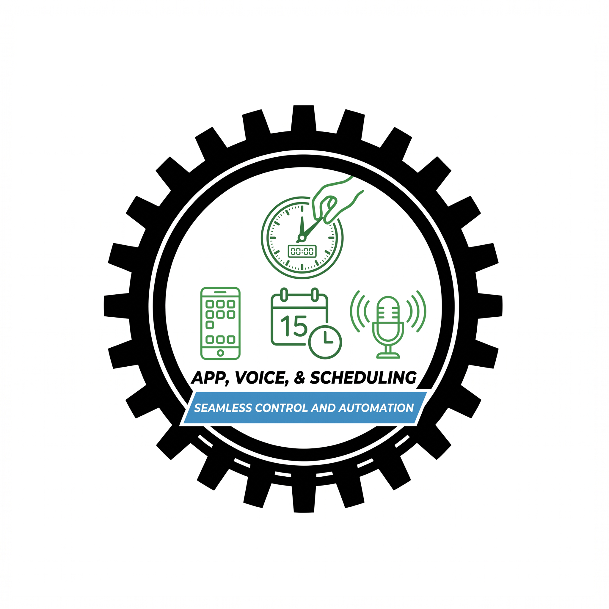 App, voice and scheduling icon