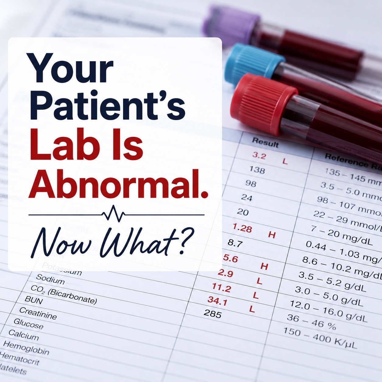 Your Patient’s Lab Is Abnormal. Now What?