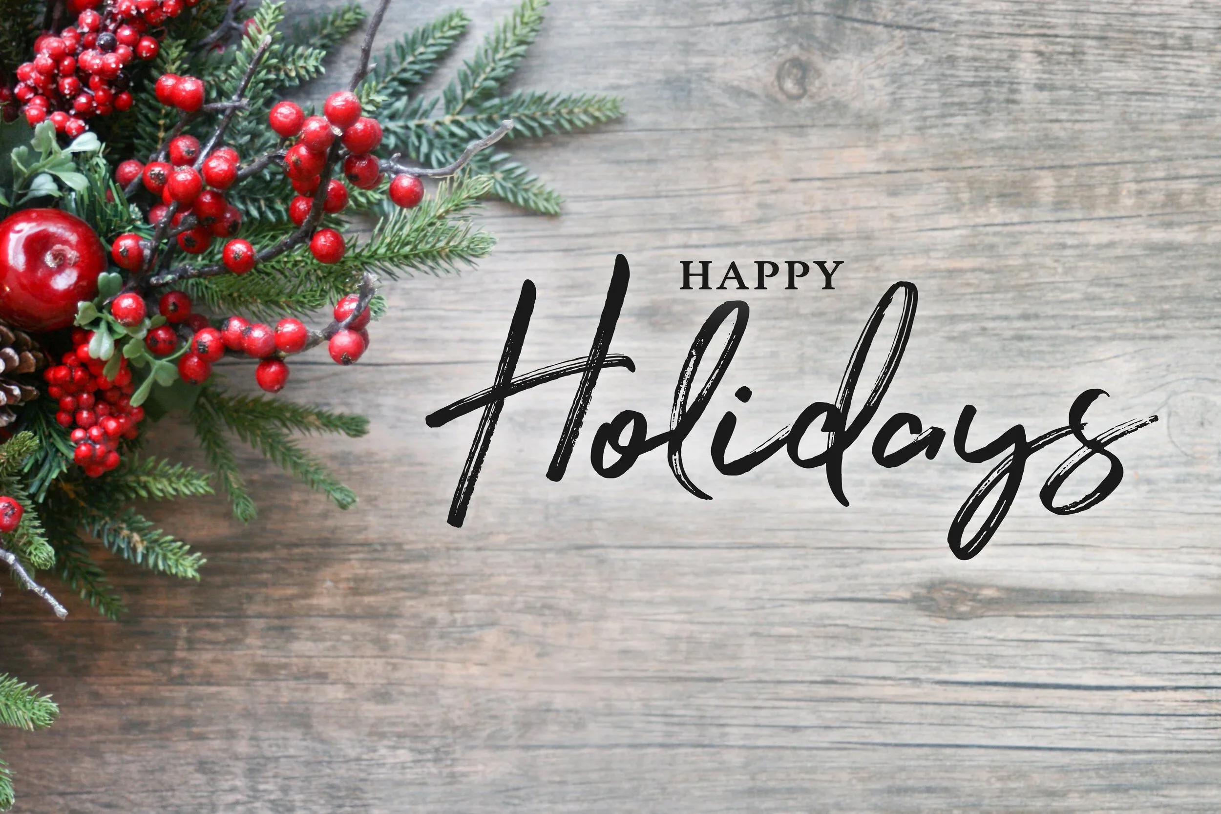 Winter Break Week – CLOSED