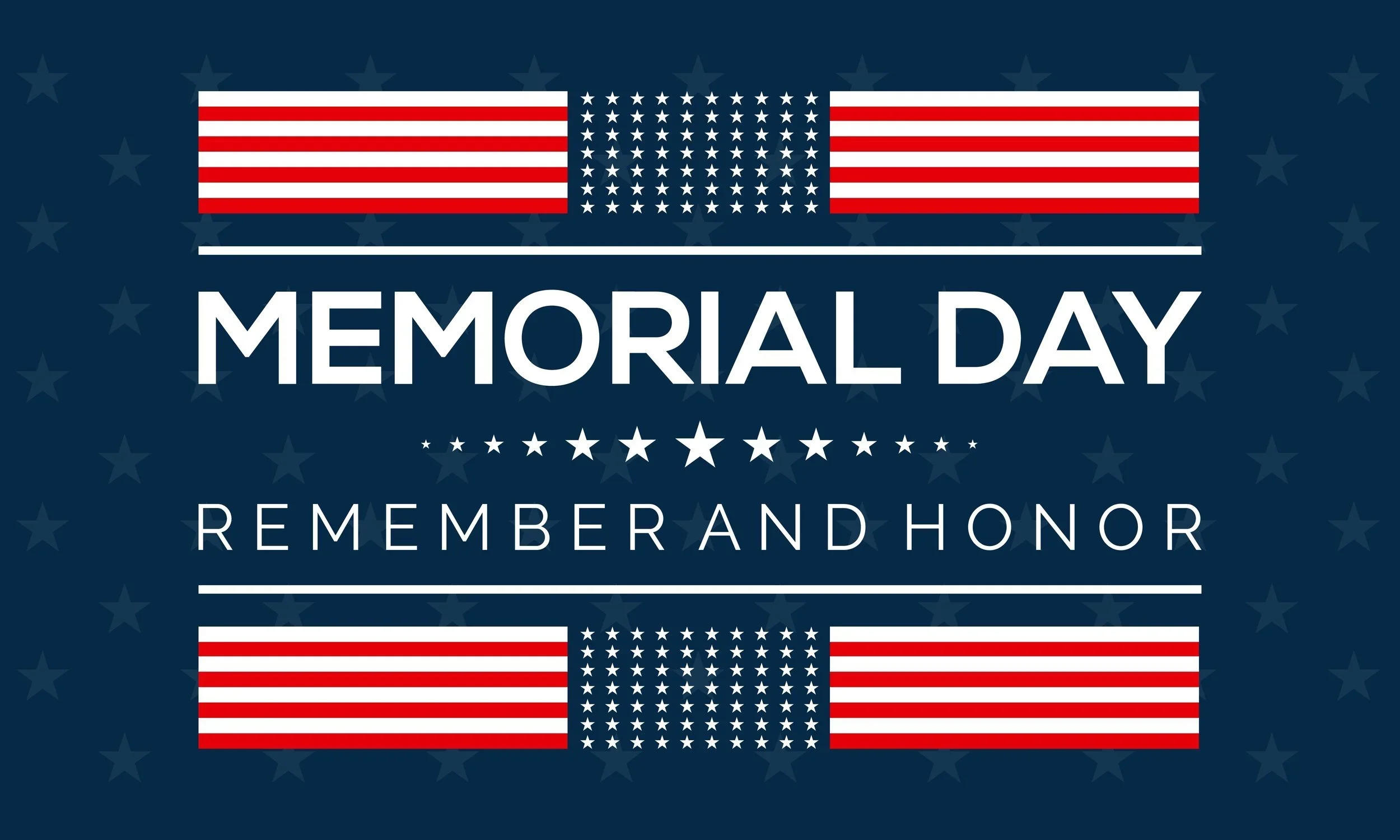 Memorial Day – OPEN