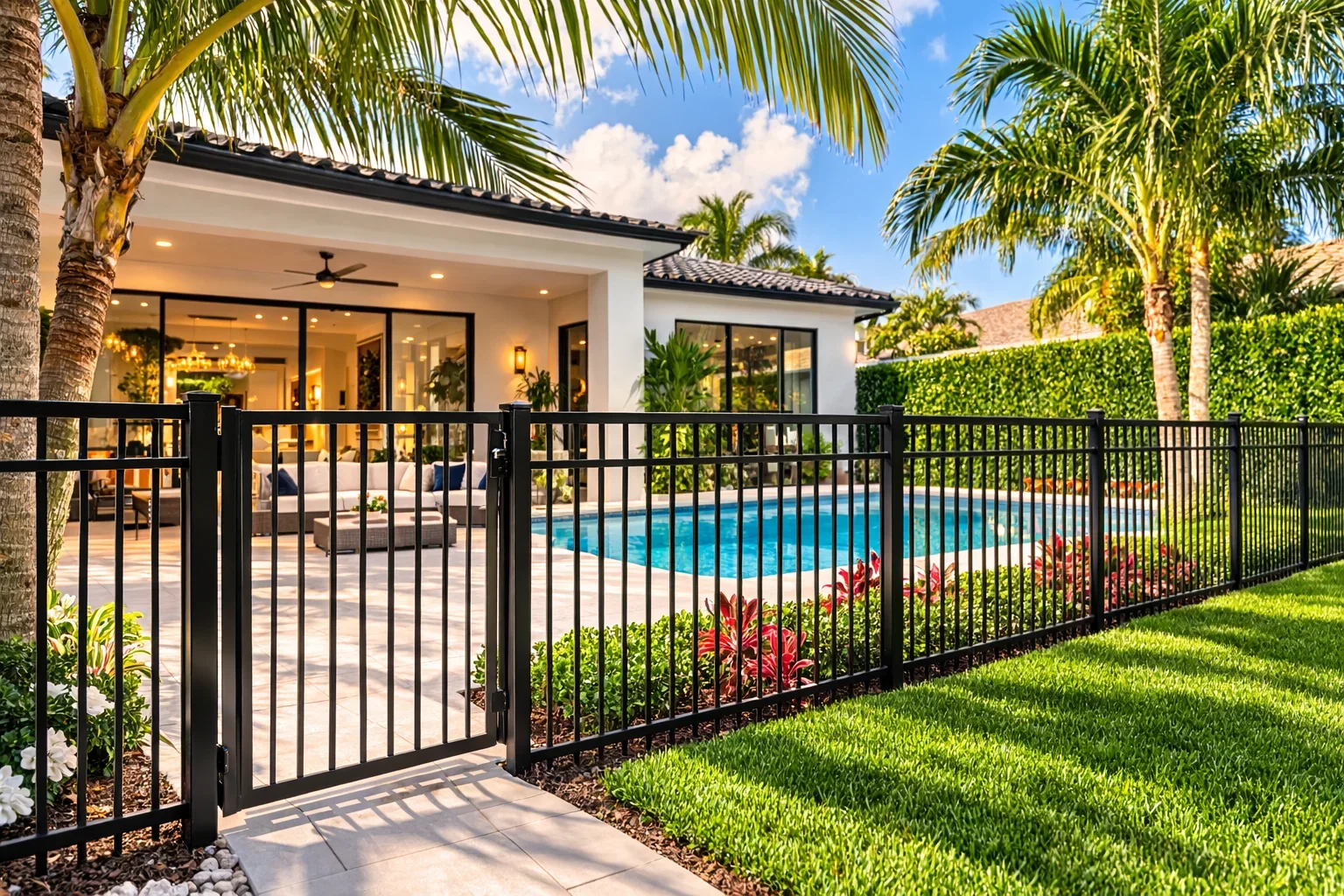 Aluminum Pool Fence — Boca Raton