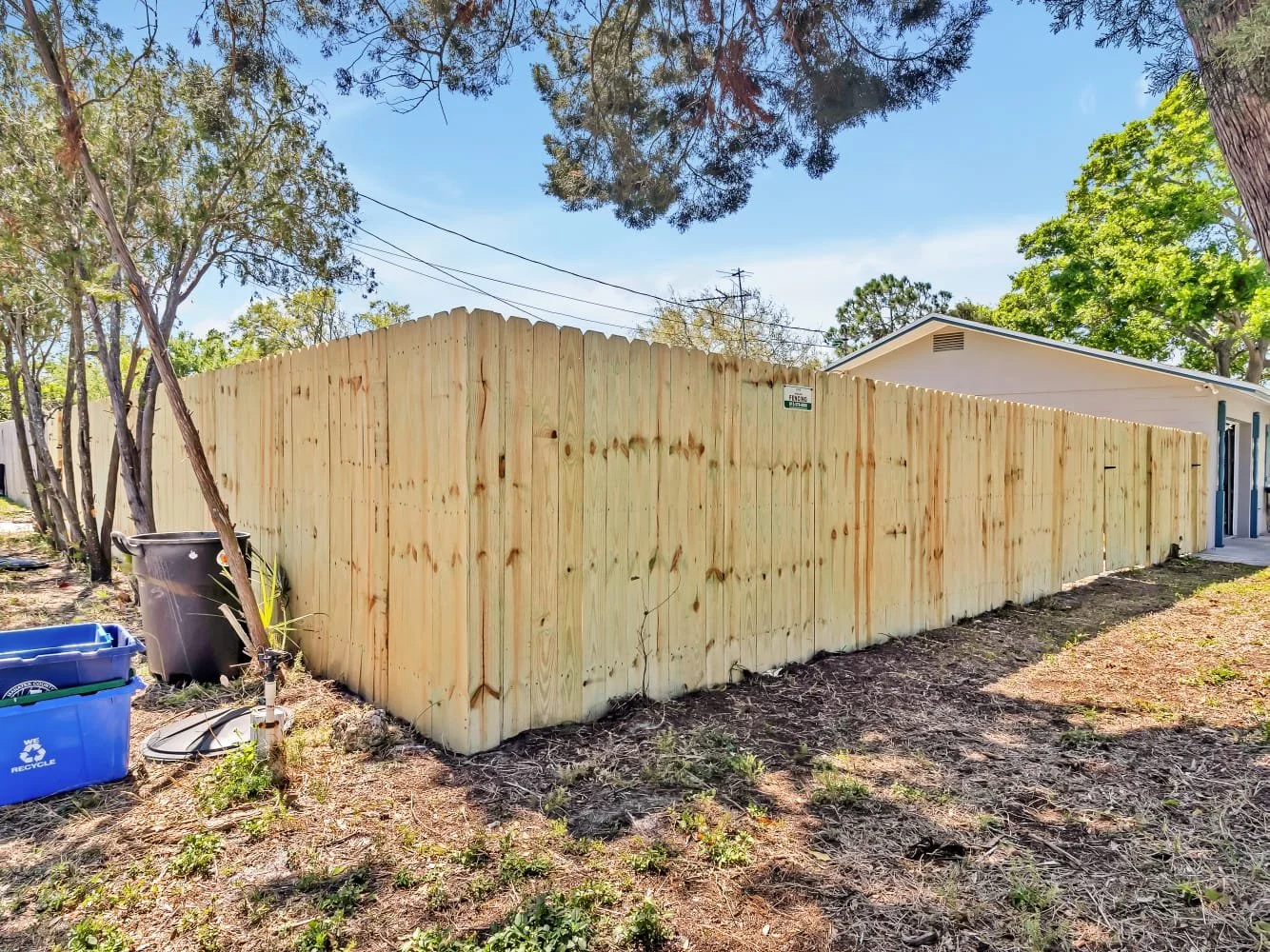 Wood Fence — Delray Beach