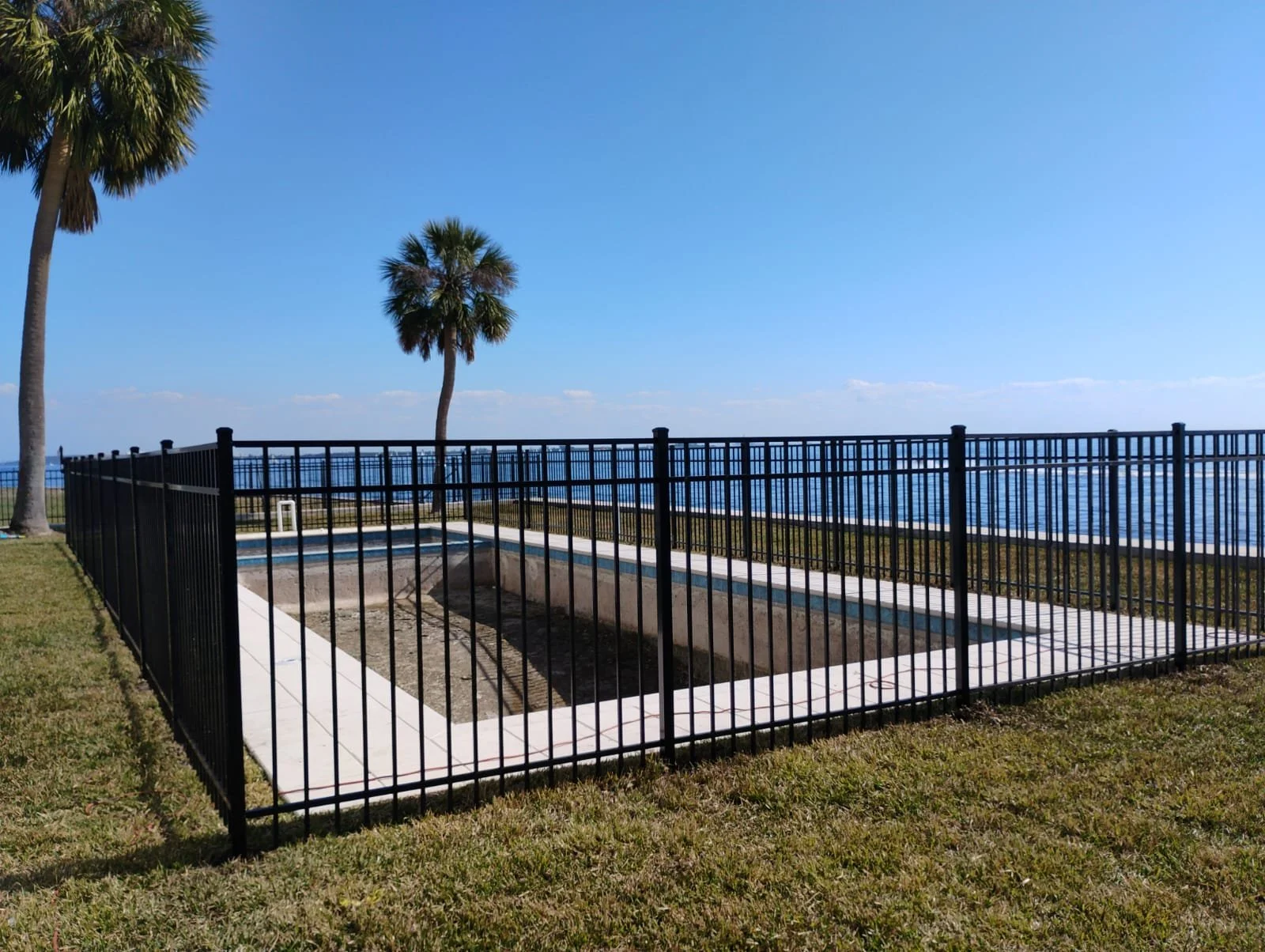 Commercial Aluminum Pool Fence — Boca Raton
