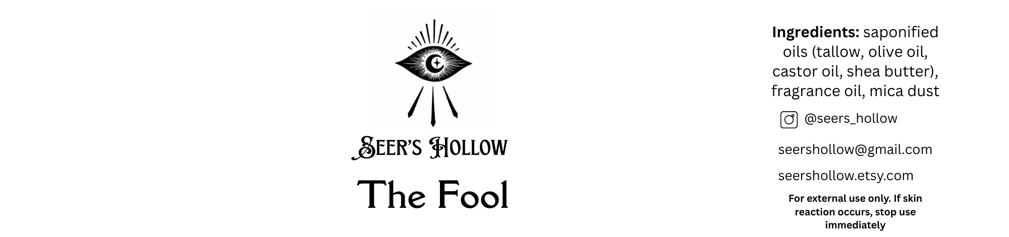 The Fool - Tarot Tallow Soap