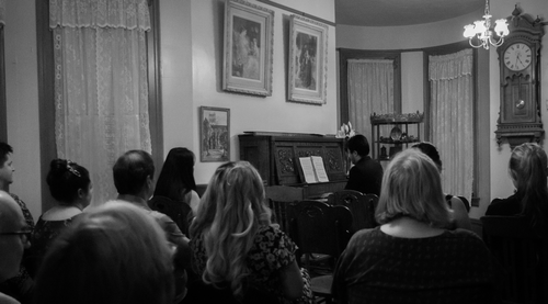 Arias of the Vine residency performance at Hill House in Lodi, California.