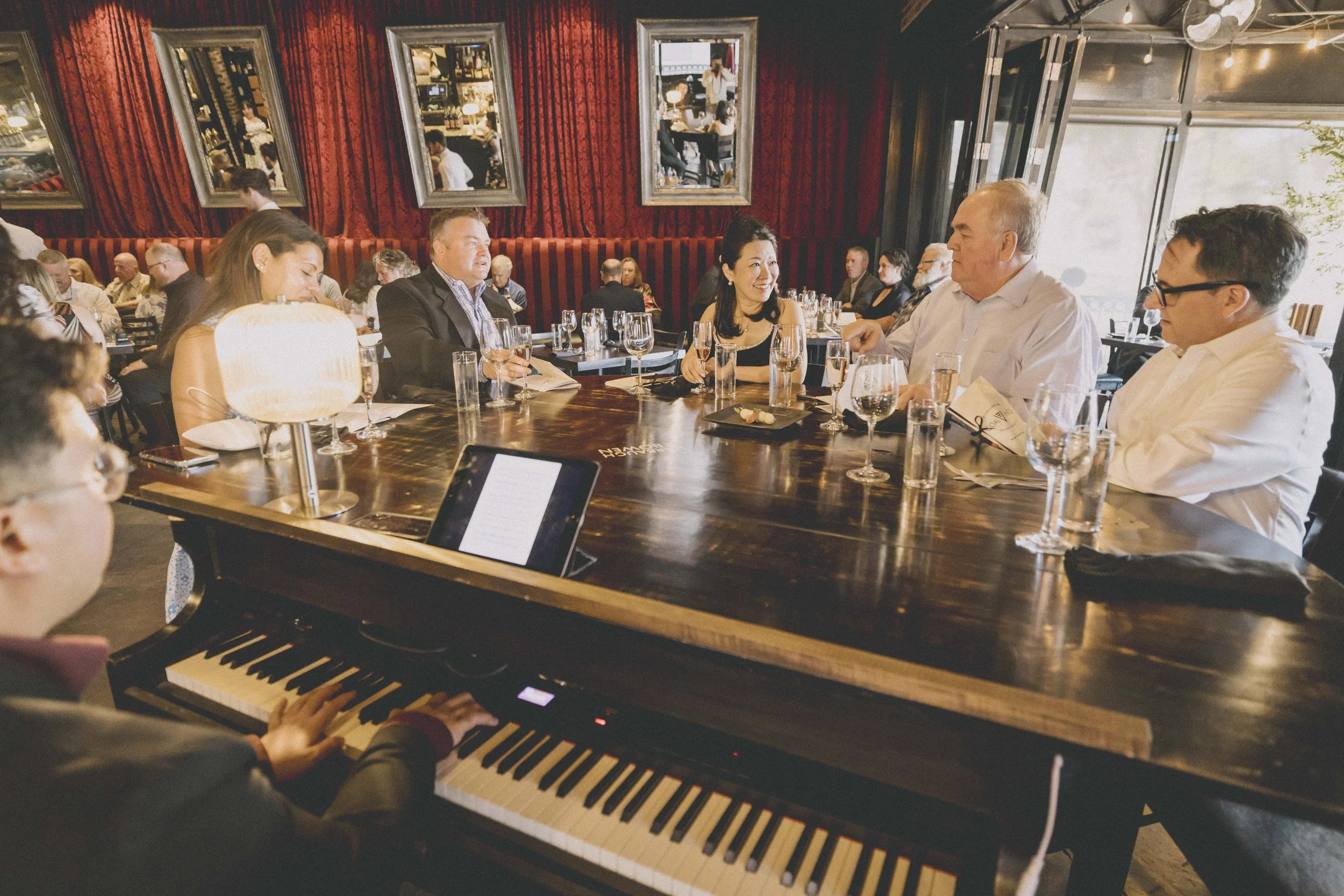 Arias of the Vine opera and wine dinner experience in Southlake, Texas.