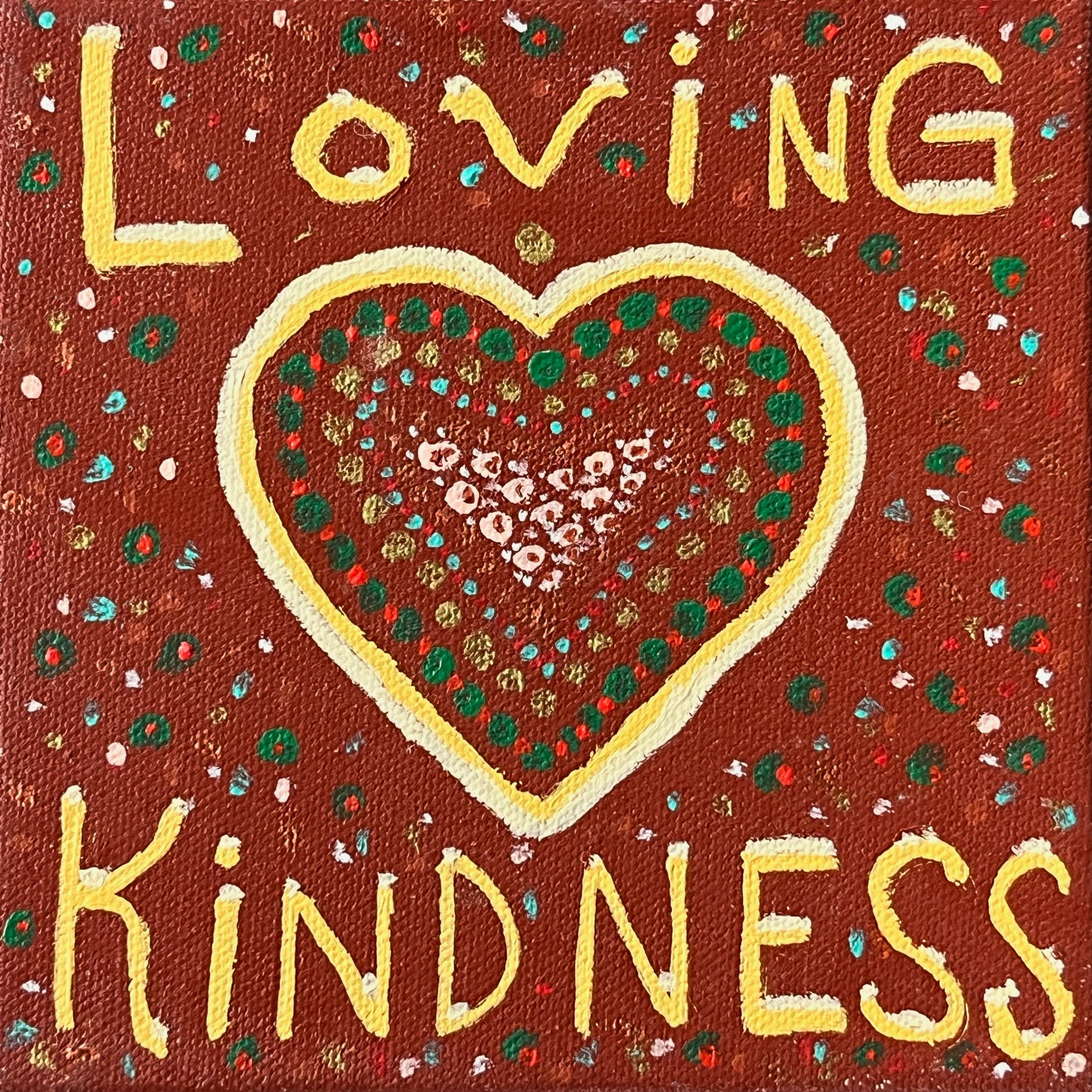 "Lovingkindness" Heart Painting