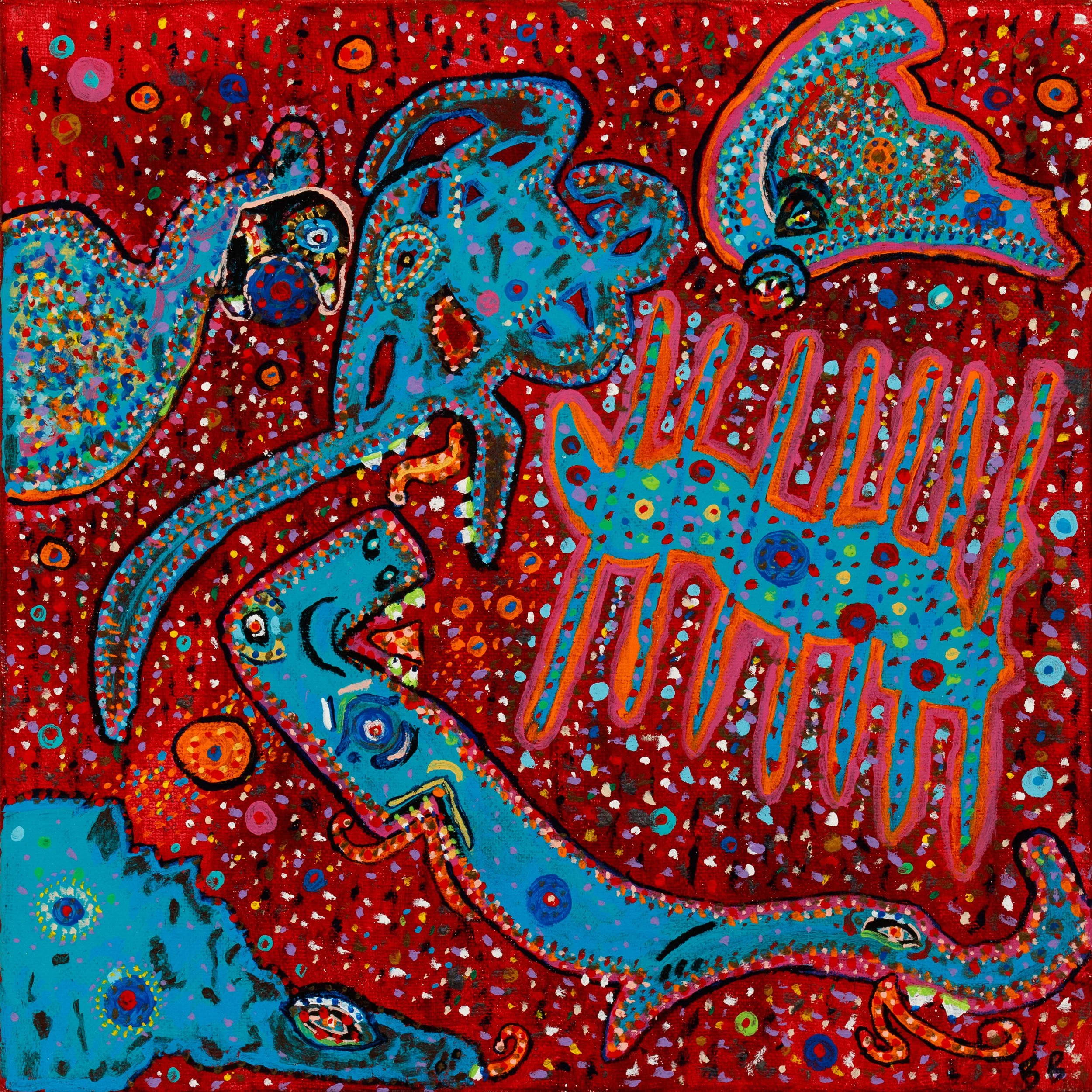 Prehistoric ~ 12”x12” ~ $150 ~ Original and Print
