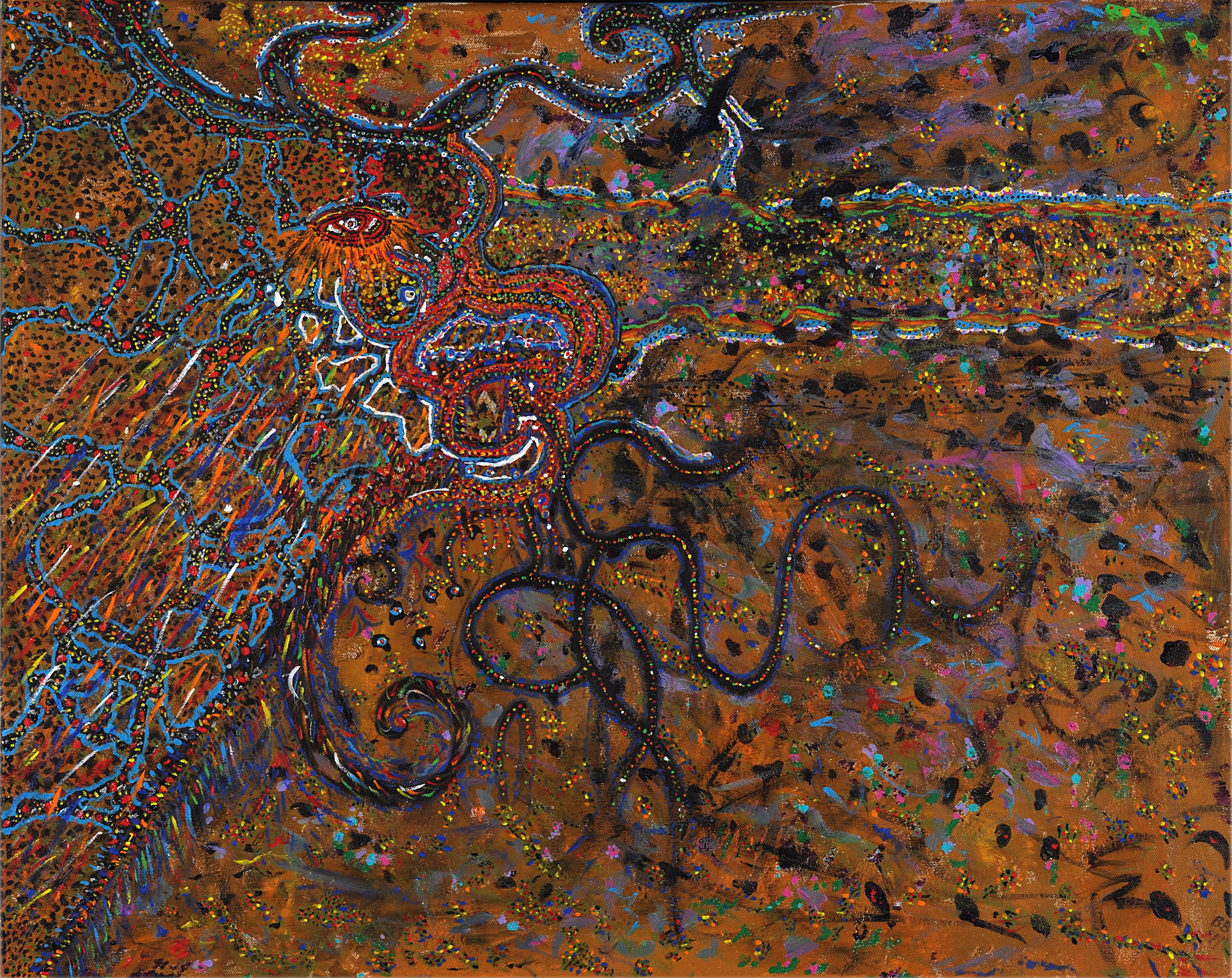 Toxic ~ 30”x24”  ~ $2000 ~ Original and print
