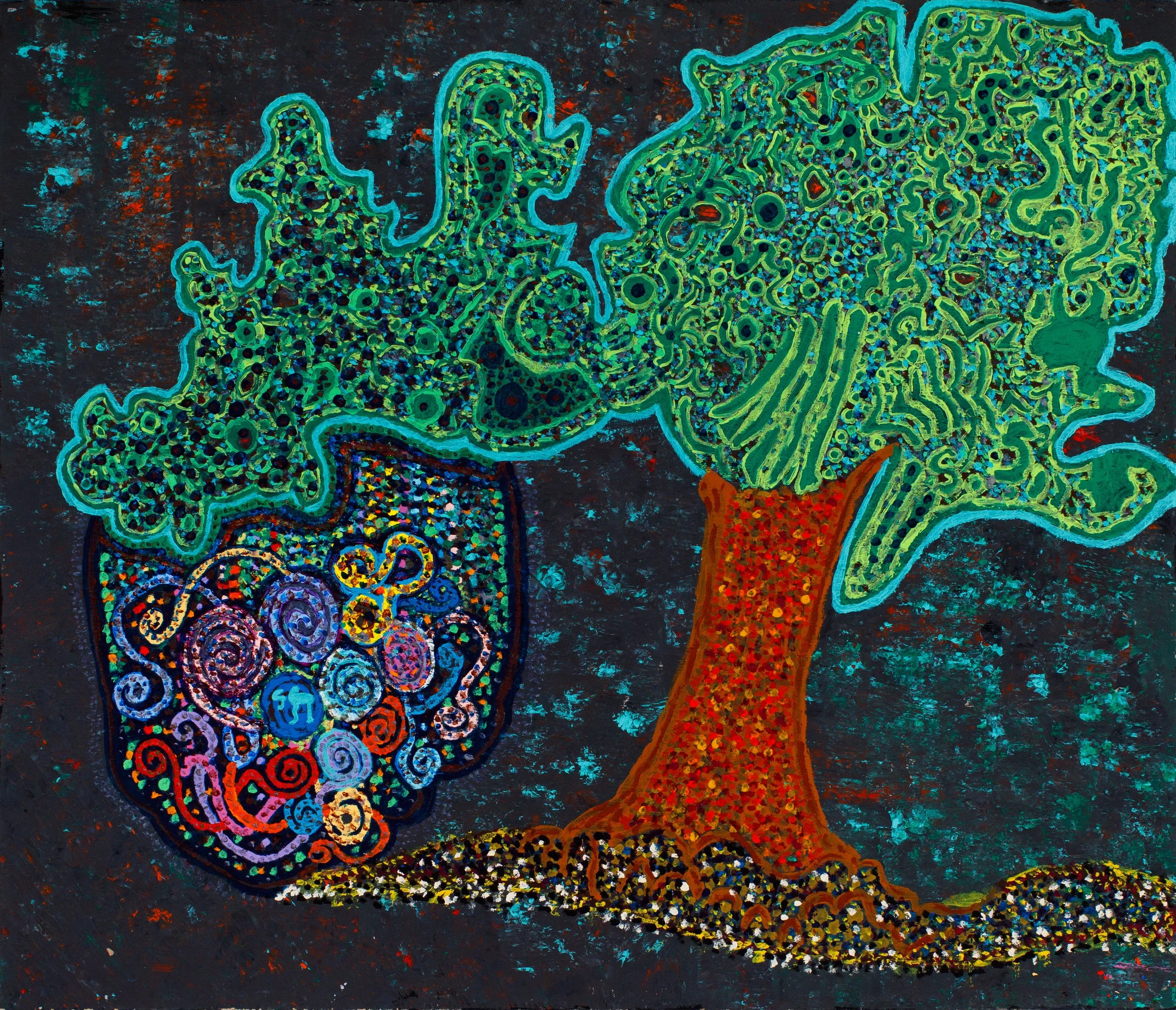 Tree of Life ~ 23”x20” ~ $3000 ~ Original and Print
