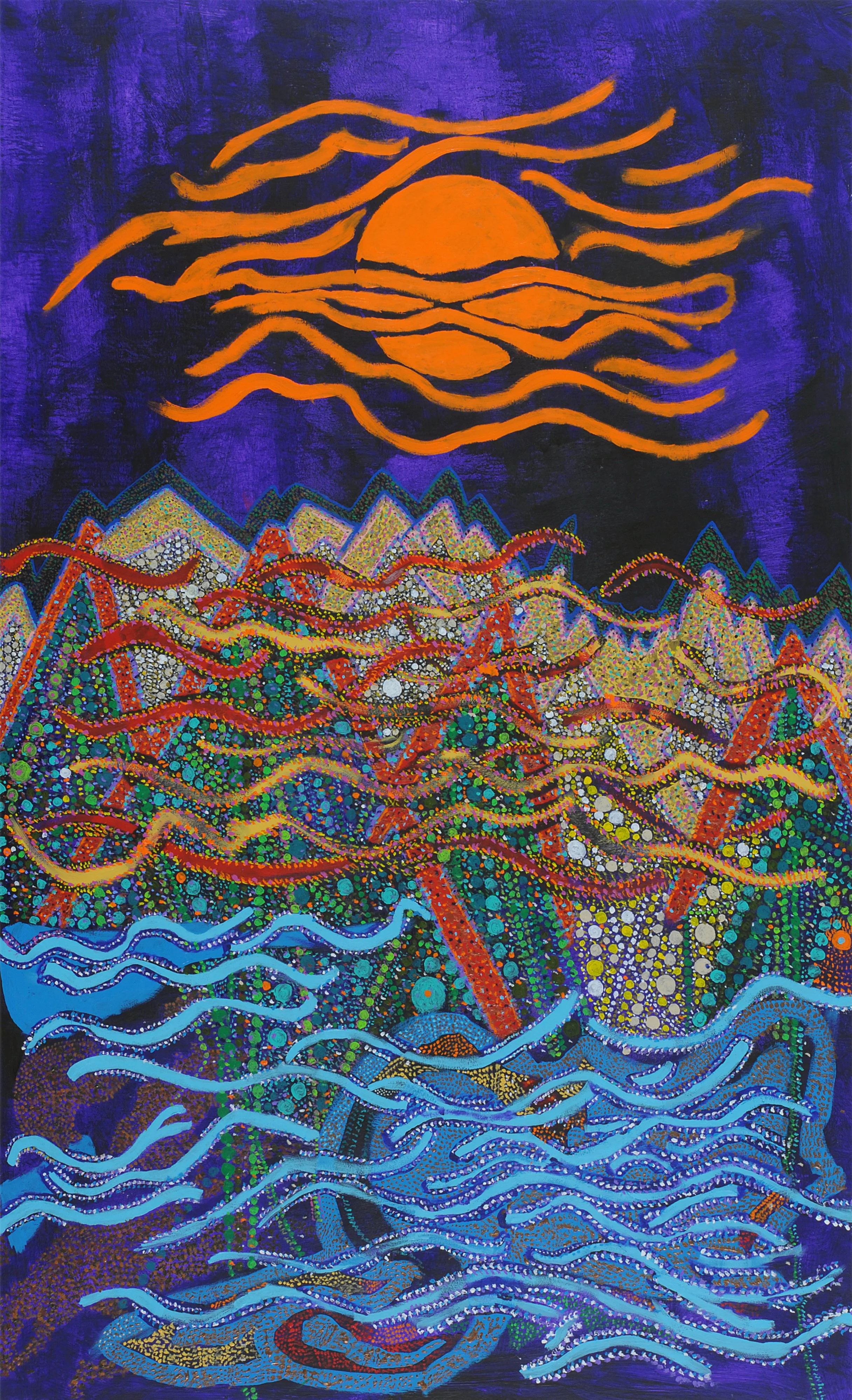 SuperMoon ~ 30”x 48” ~ $12,000 ~Original and print
