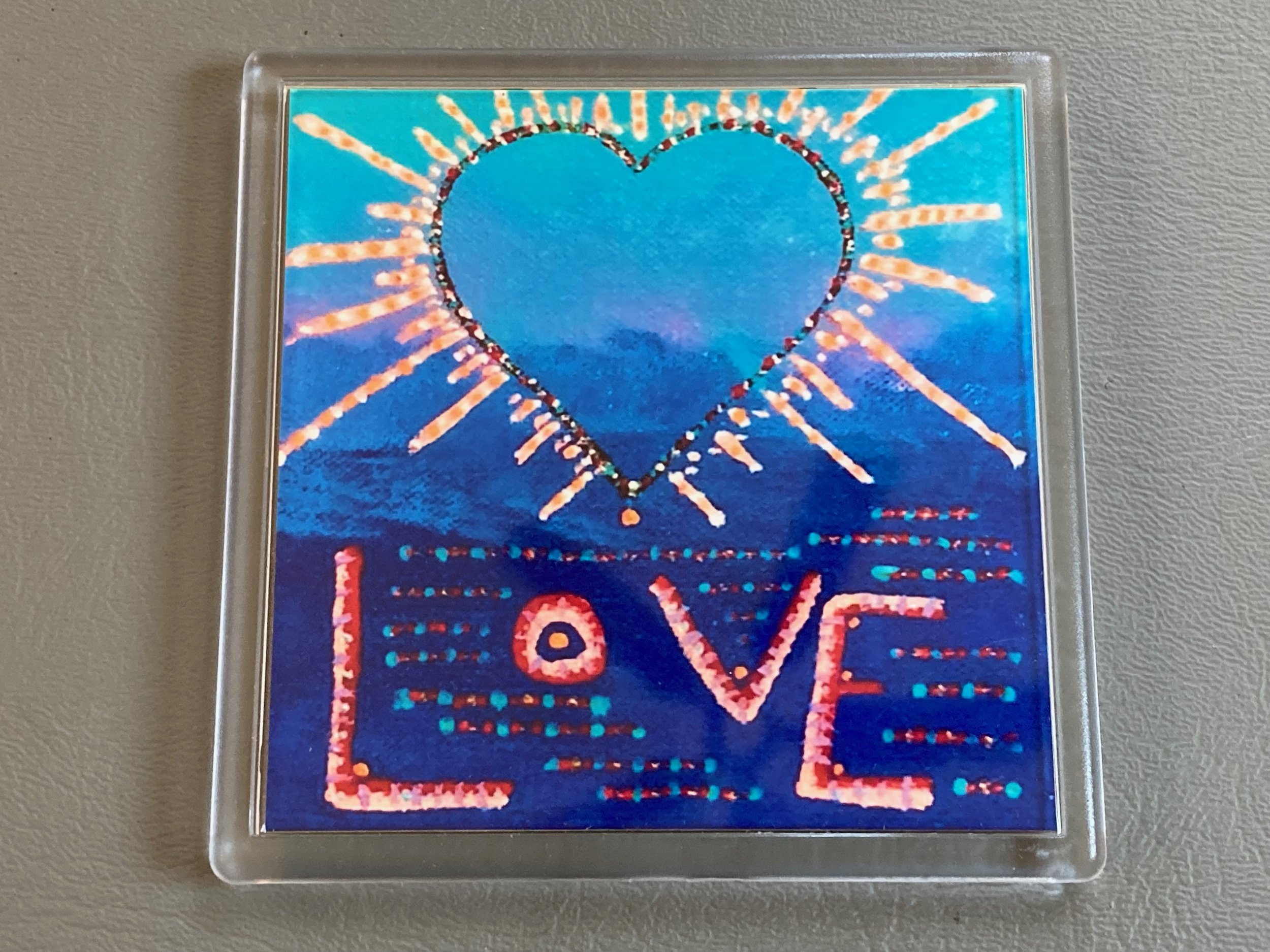 "Love" Blue Mountain Magnet