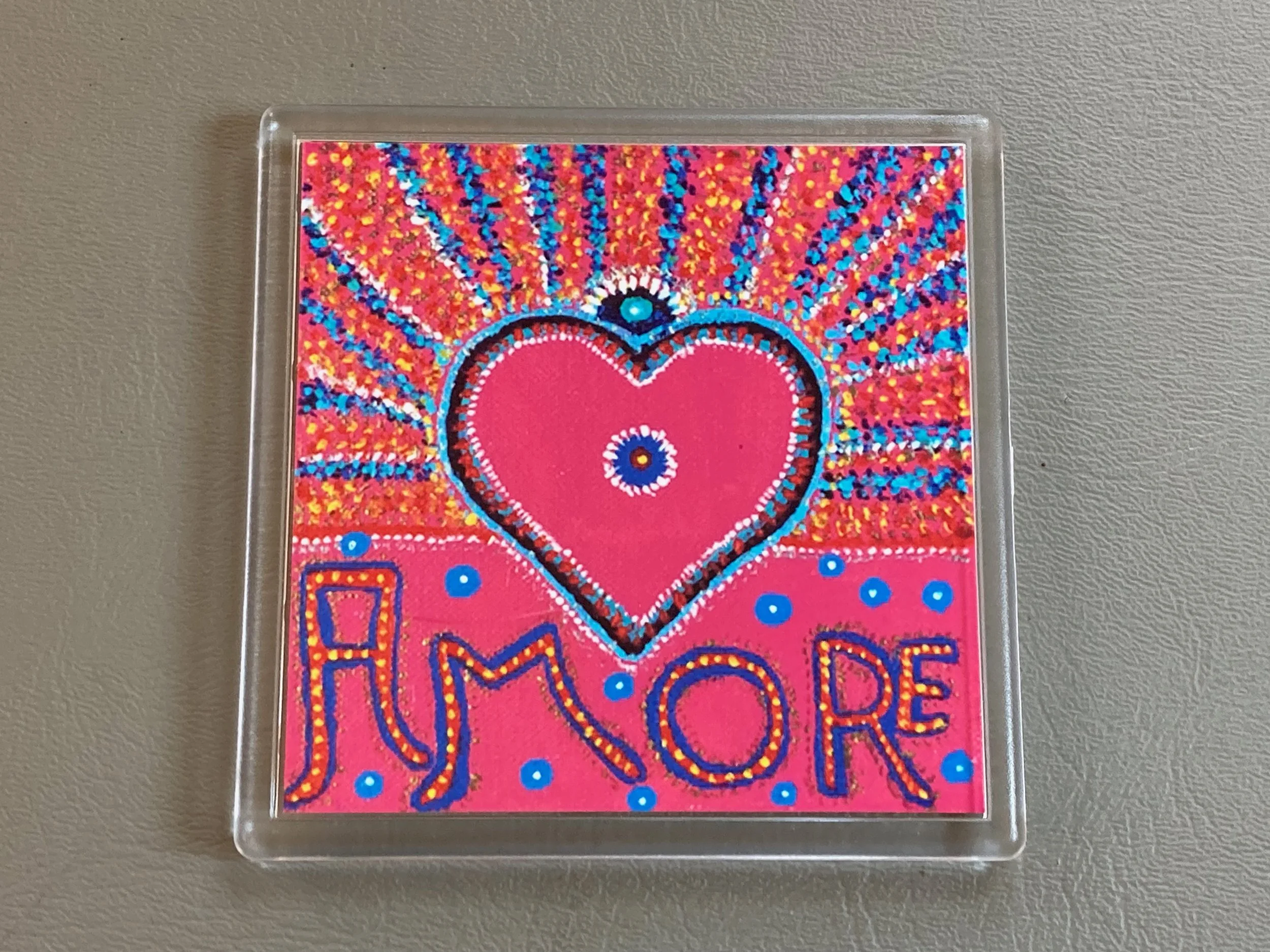 "Amore" Fridge Magnet