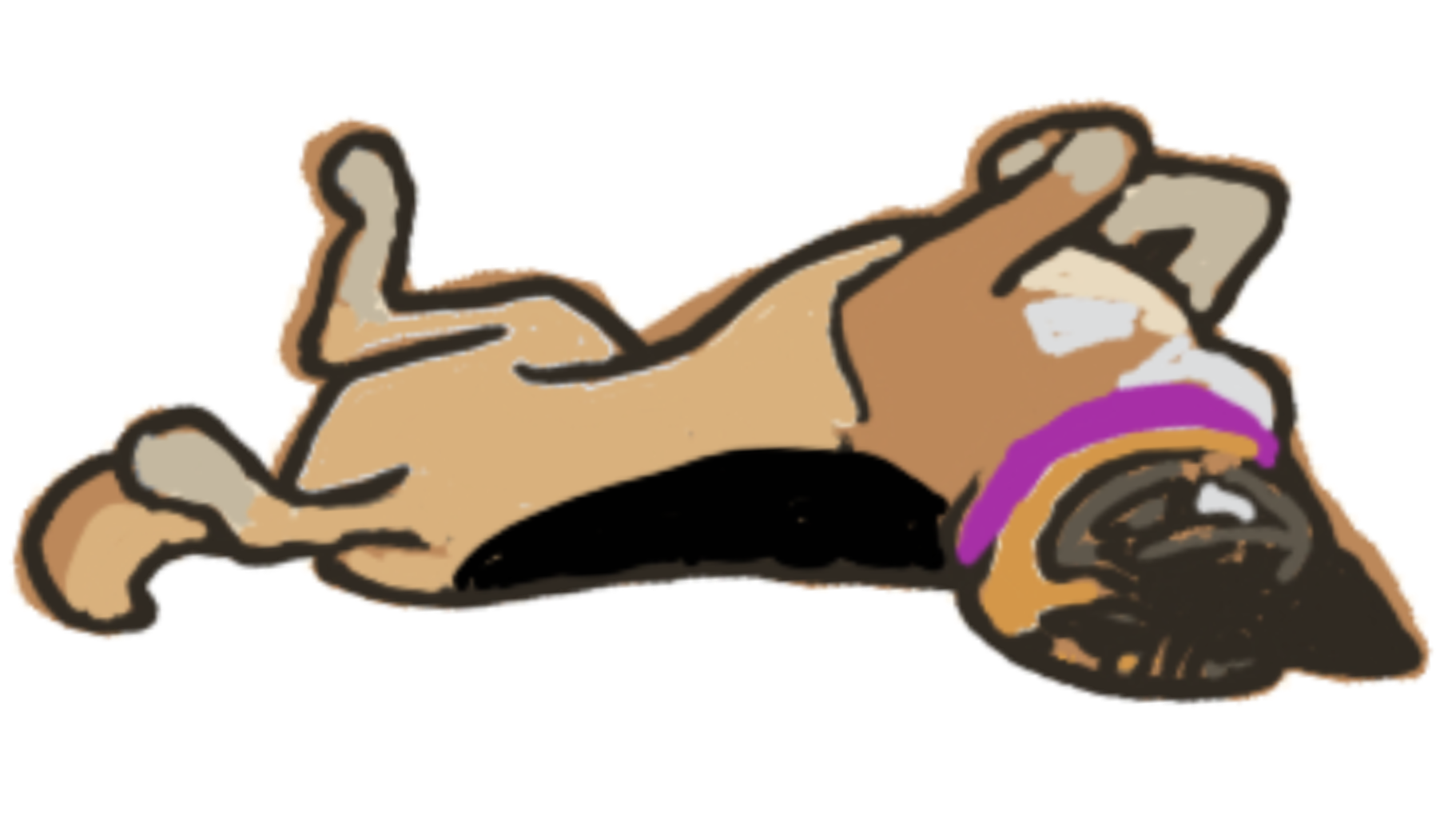 2 hops forward 1 hop back - webcomic - upside-down dog