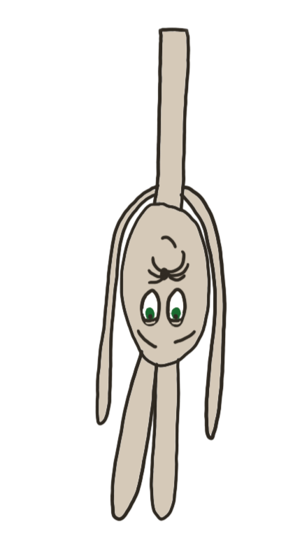 2 hops forward 1 hop back webcomic bunny hanging upside down