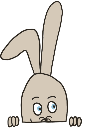 2 hops forward 1 hop back web comic bunny peeking