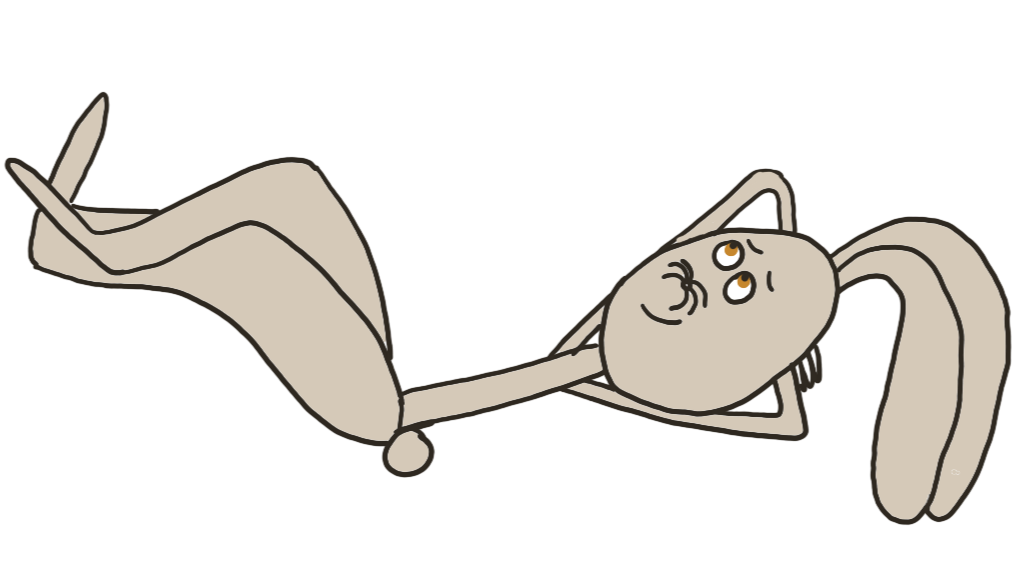 2 hops forward 1 hop back webcomic bunny lounging