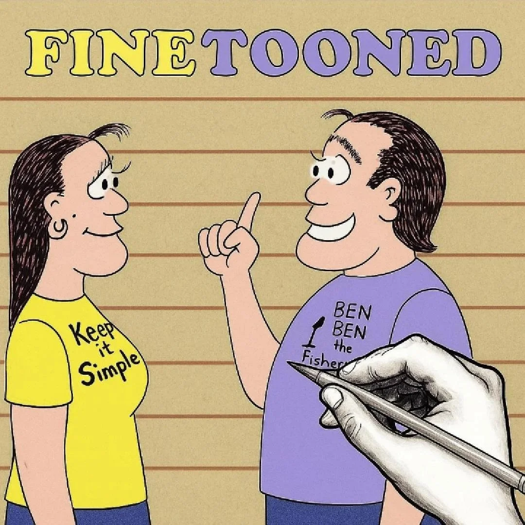Sober Shepherds interview by David Scott Weitz. Journalism title FINE TOONED' a story about a recovering cartoonist named, Ben Canah AKA - Ben Ben The Fisherman 