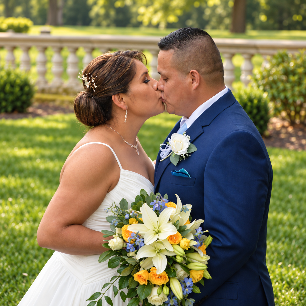 Wedding photography by David Scott Weitz of a bride and groom portrait on their wedding day in Elkins Park, Pennsylvania.