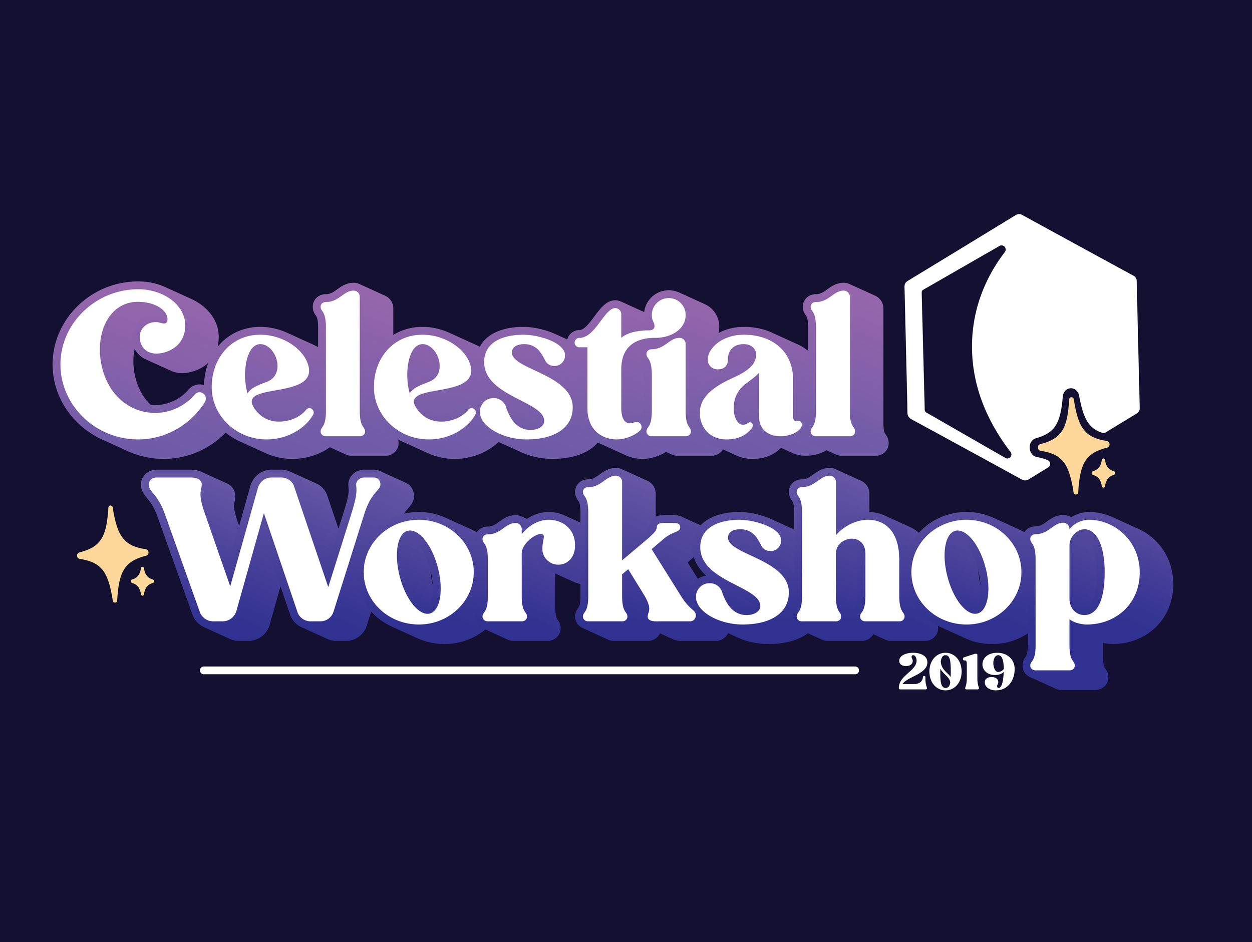 Text reads 'Cessna Workshop 2019' with decorative stars and a white aircraft icon on a dark background.