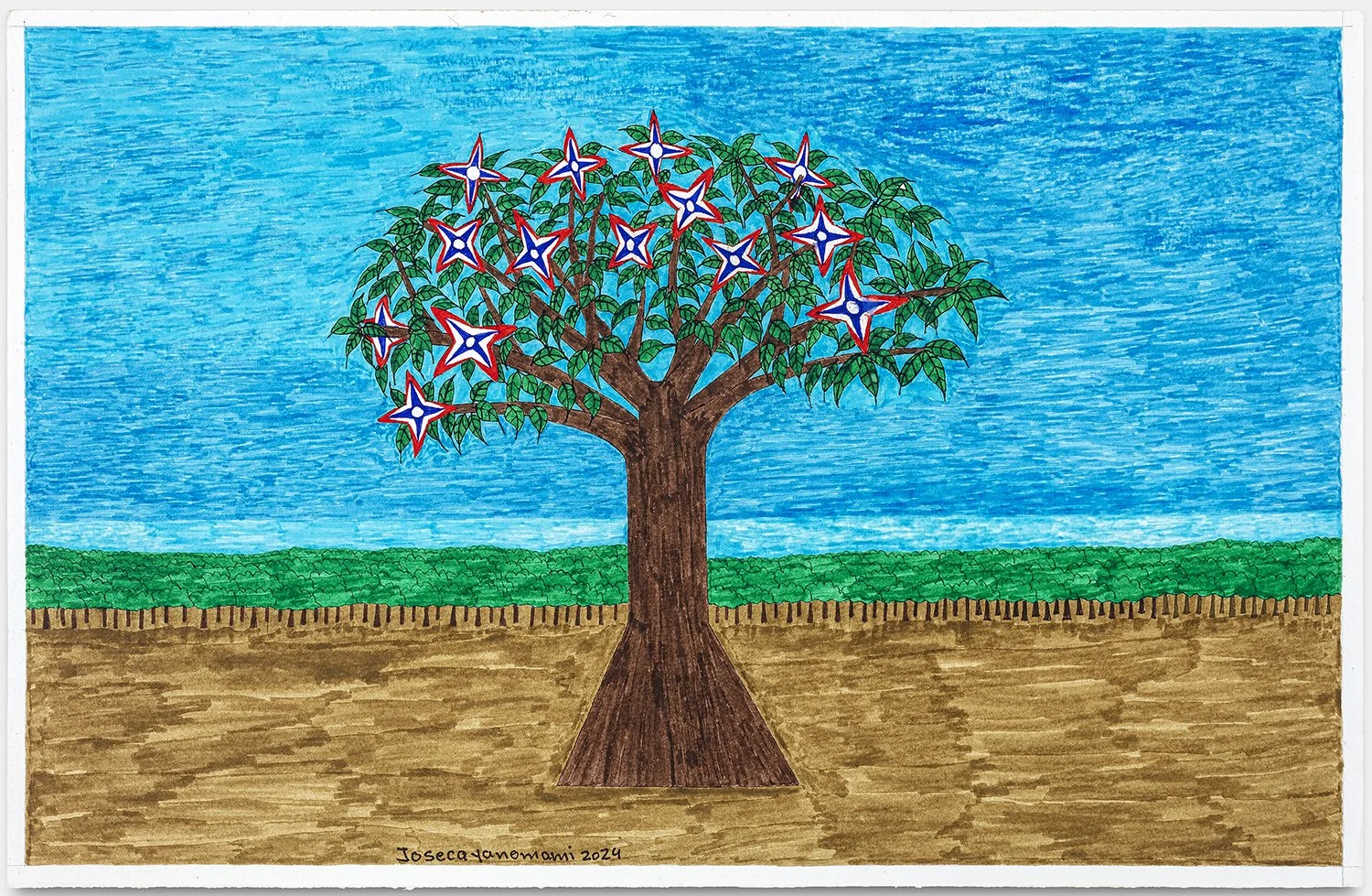 Quando as flores da árvore dos sonhos brotam, nós sonhamos profundamente. Todos nós começamos a sonhar muito. Quando muitas flores da árvore dos sonhos crescem, nós sonhamos sem parar. Todos aparecem em nossos sonhos, os visitantes de outras casas no