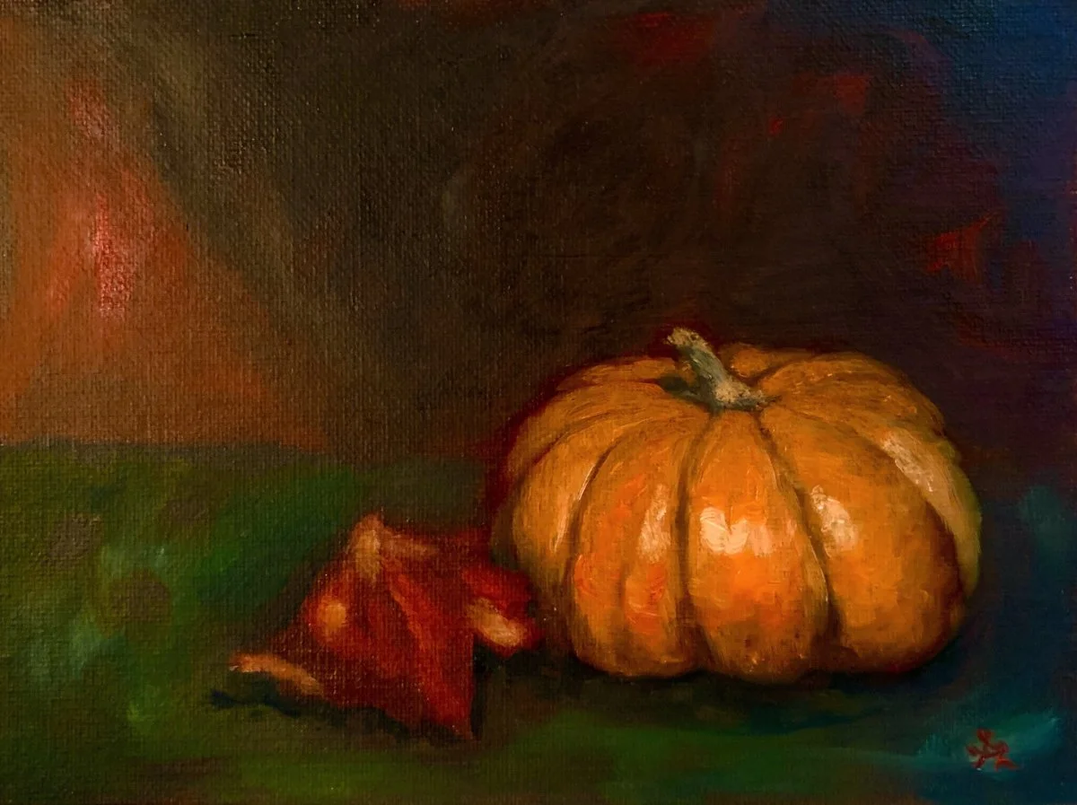 Pumpkin in Autumn by Anawanitia