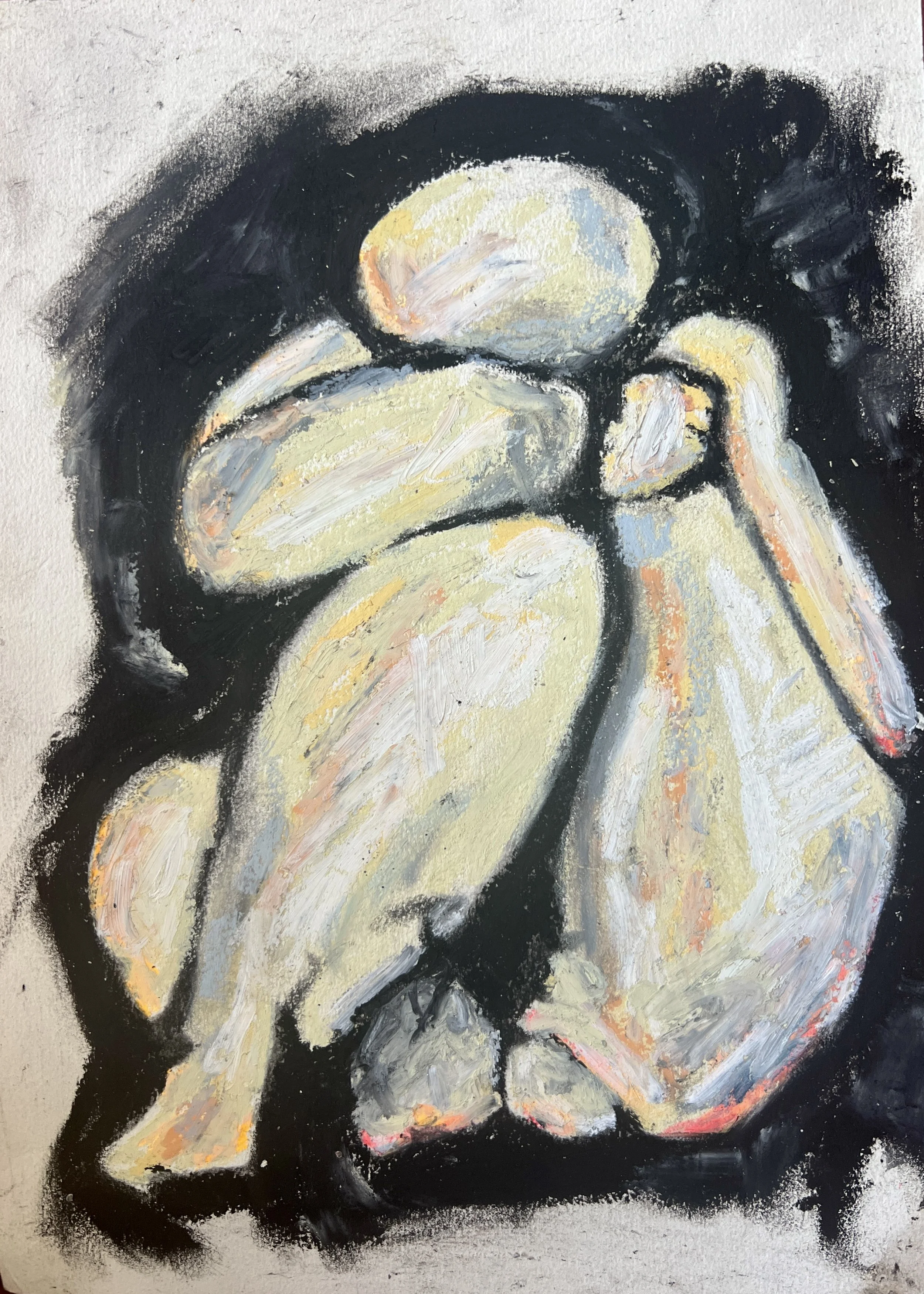 Title: Where I Will End, 2026
Oil Stick on Paper
12 x 8 in