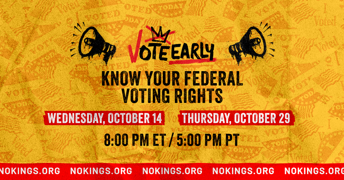(Virtual) Know Your Federal Voting Rights