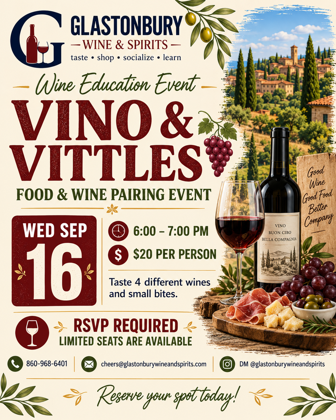 Vino &amp; Vittles: A Food &amp; Wine Pairing