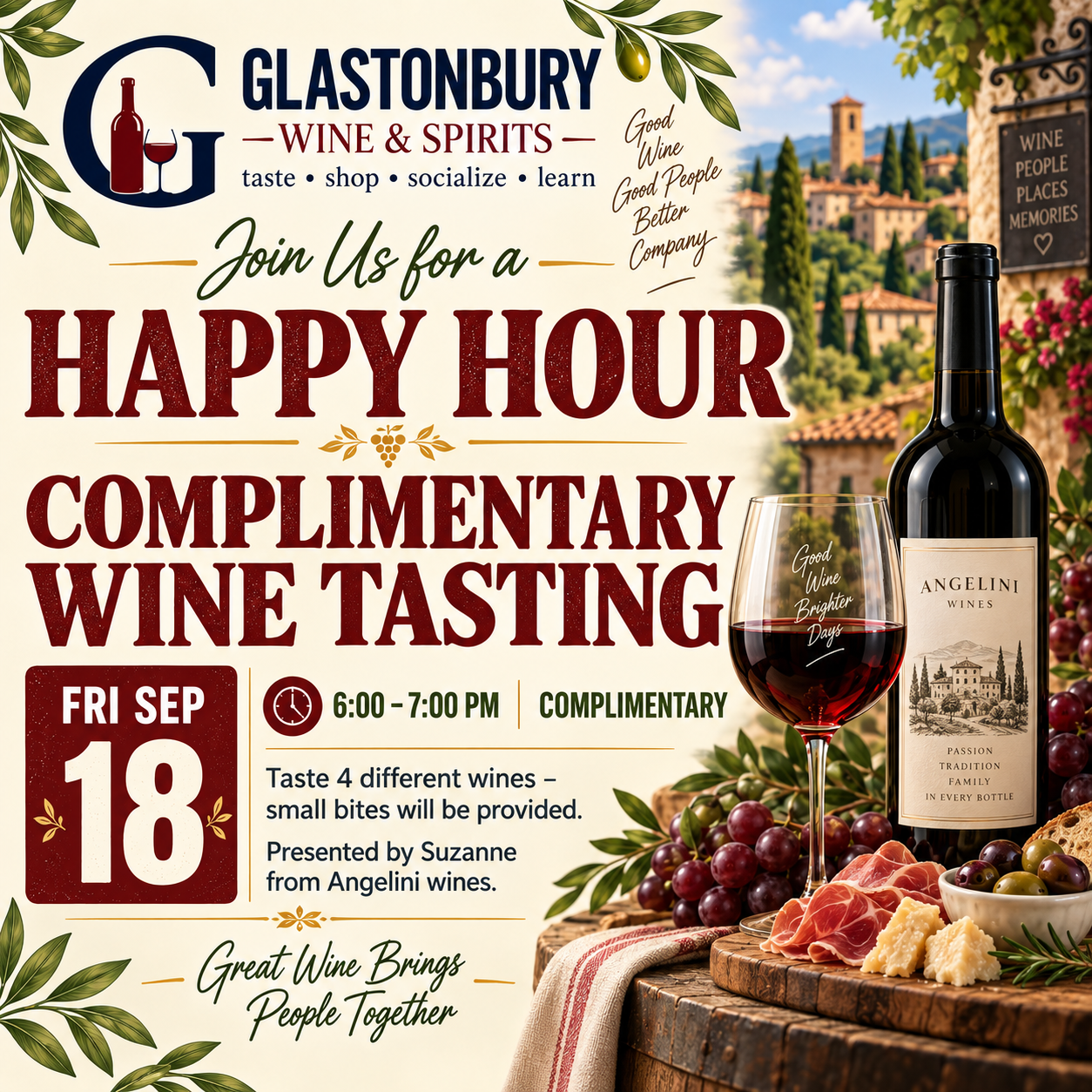 Happy Hour Wine Tasting