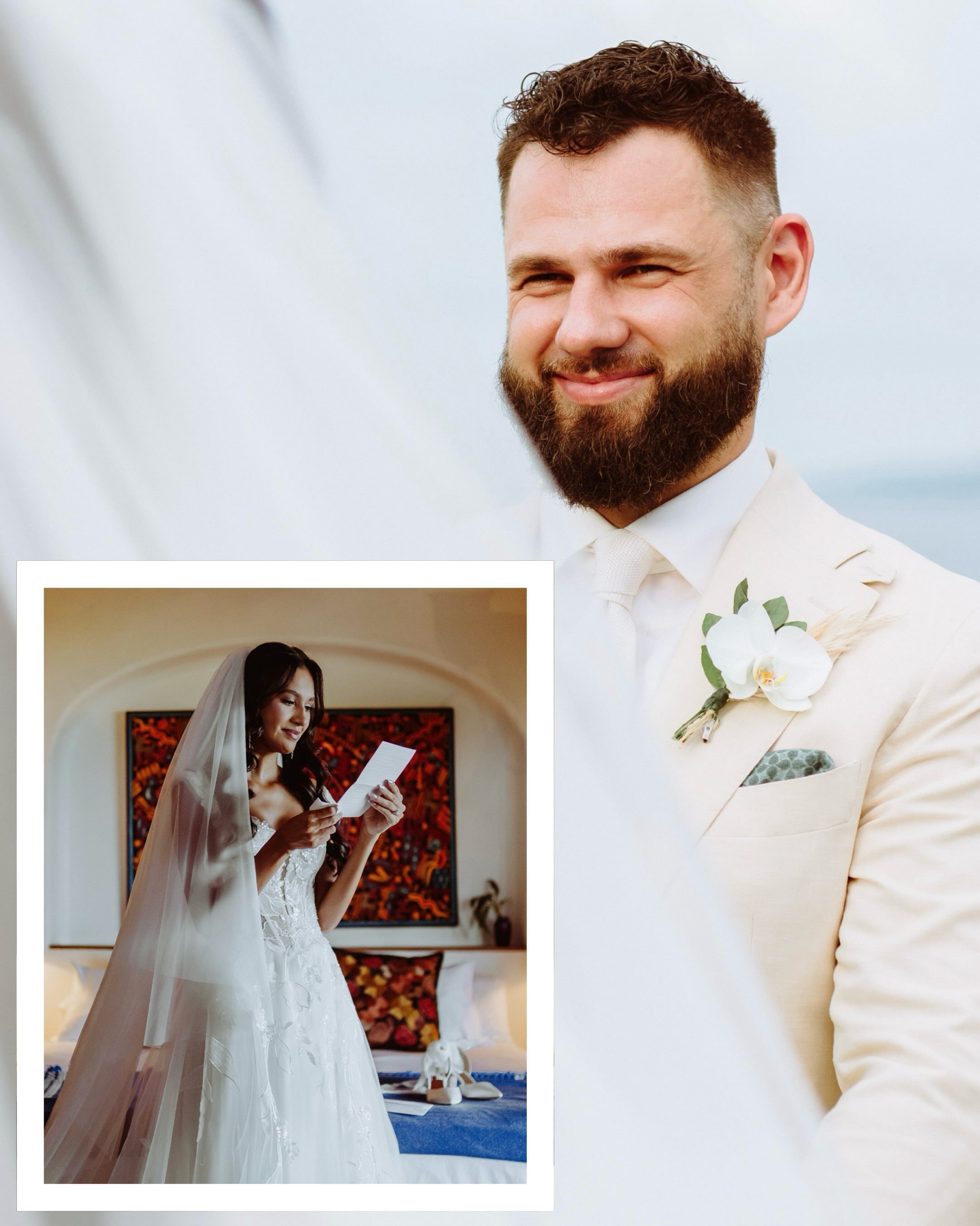 A love story, a beautiful destination, and memories to last a lifetime. ✨

Elizabeth &amp; Saulius, a celebration as Younique as their love. 🥂🤍

30 - 10 - 2025 ✨💍

Bride: @elizabethcontrerass_ 
Groom: @saulius07 

Catering: @_nayarta_catering 
Pho