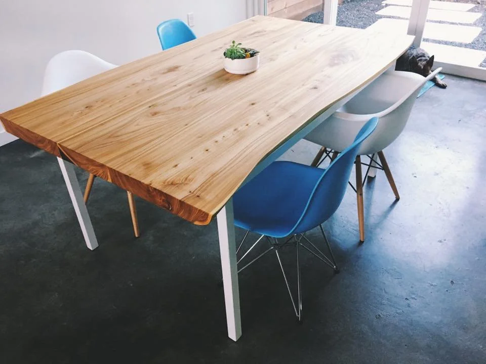 Elm Slab Dining Table