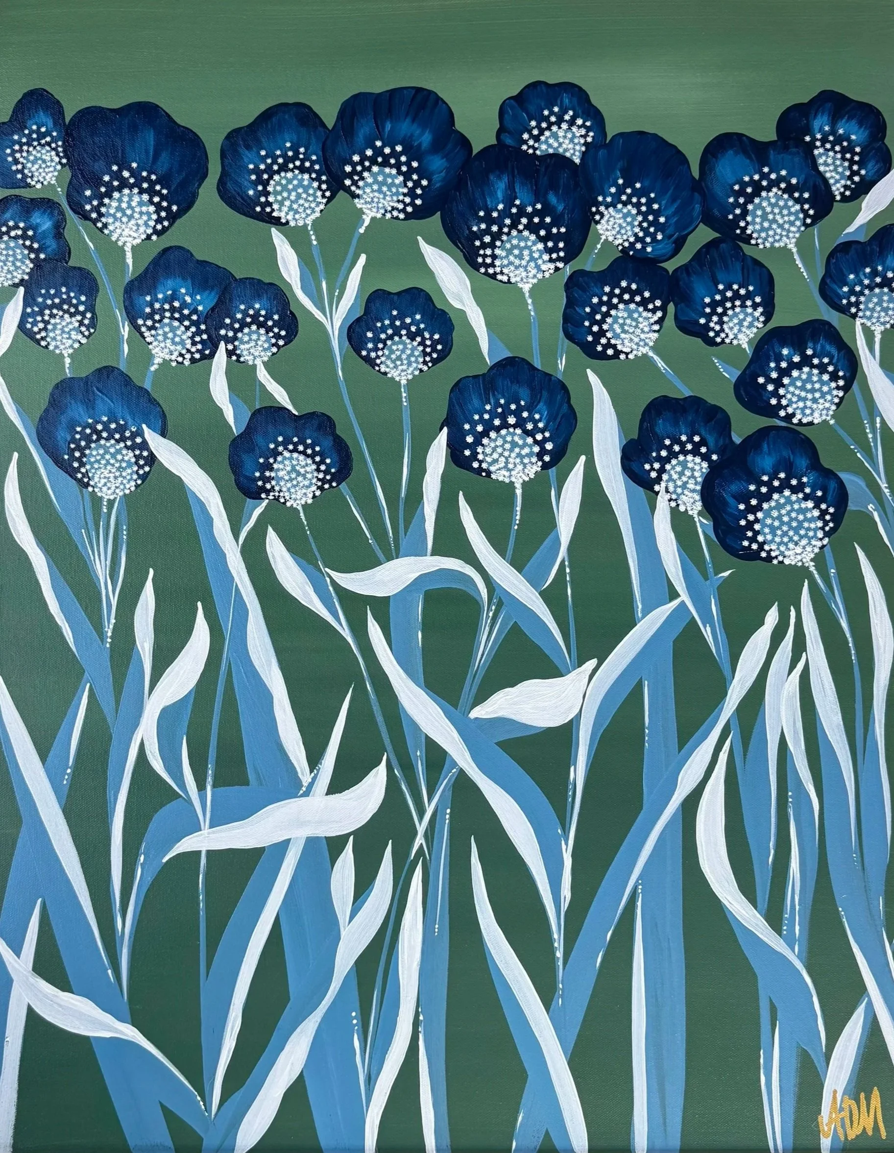 Midnight Poppies I