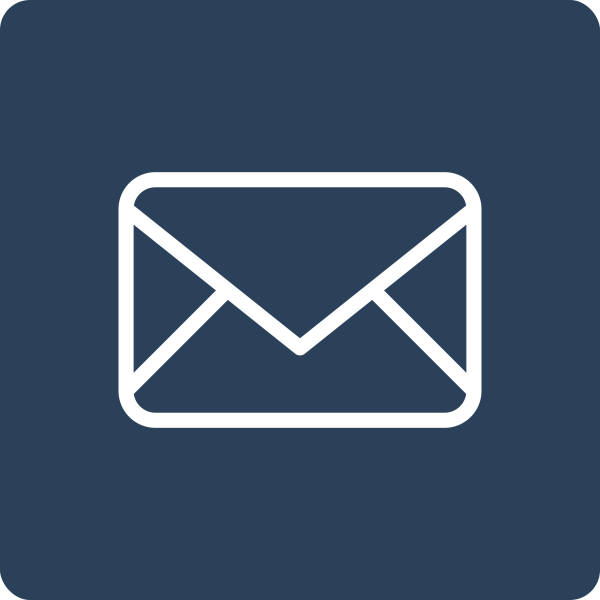 Icon of an envelope, representing email or messaging.