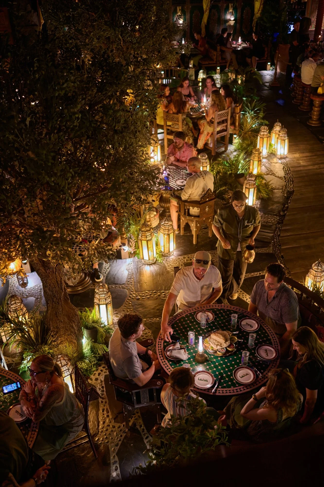 The indoor garden interior at Leila in San Diego, California shot for the LA Times.