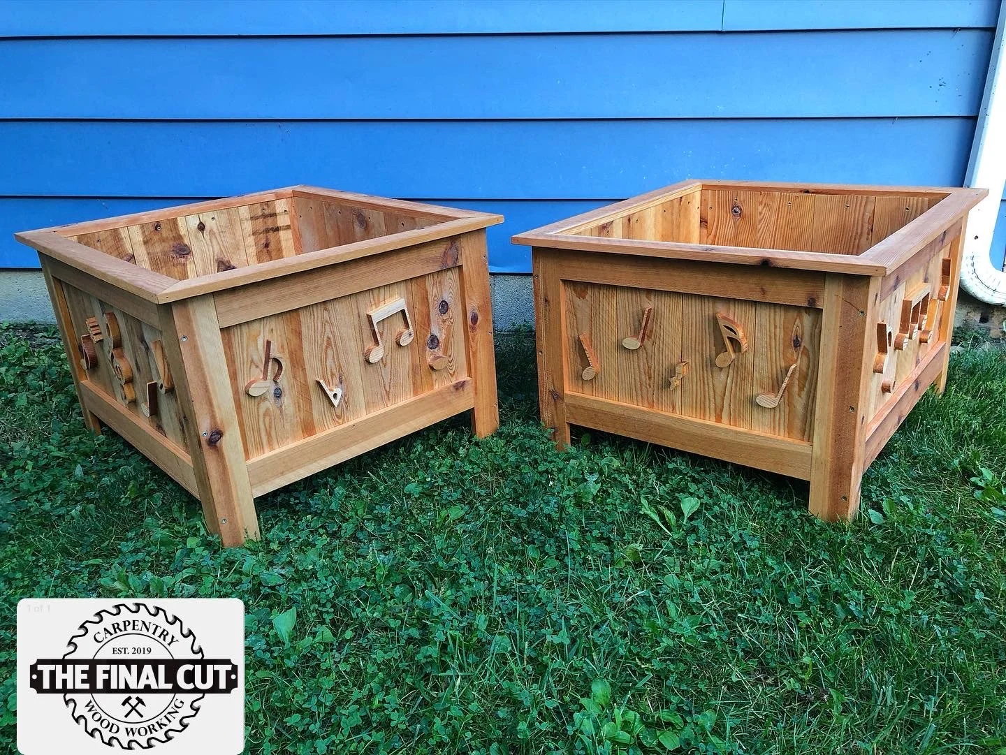 Large Custom Musical Planters