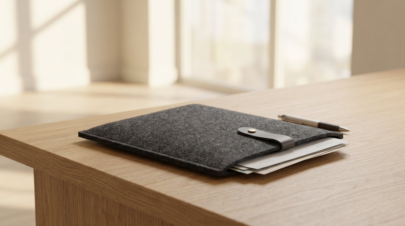 Felt Document Sleeve