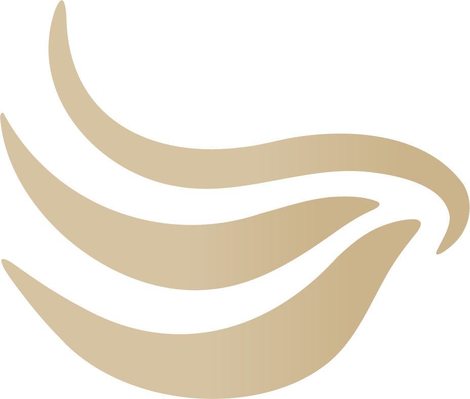 Michelle Falcone's logo representing human connection and flourishing
