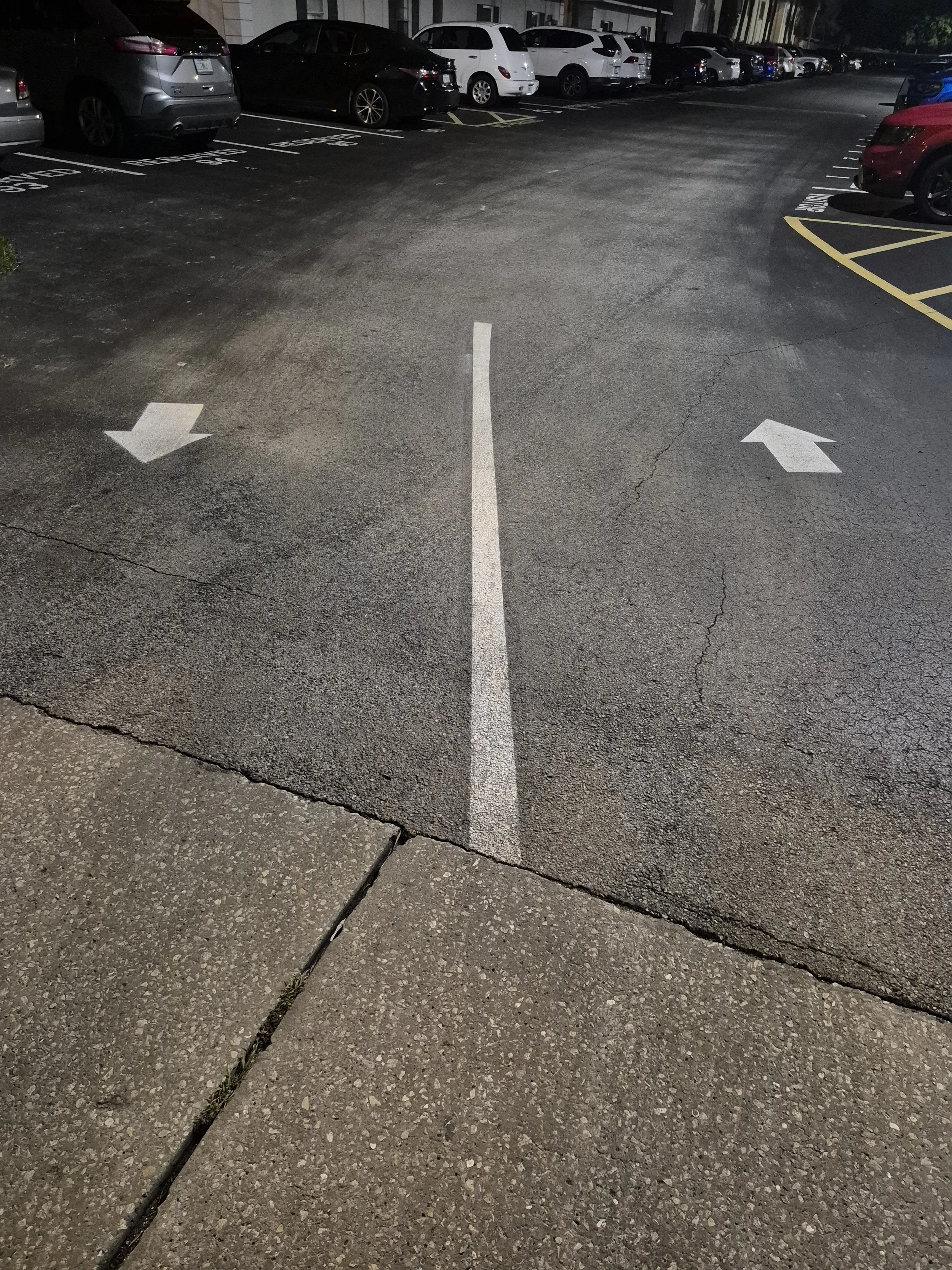 Parking Lot Entrance