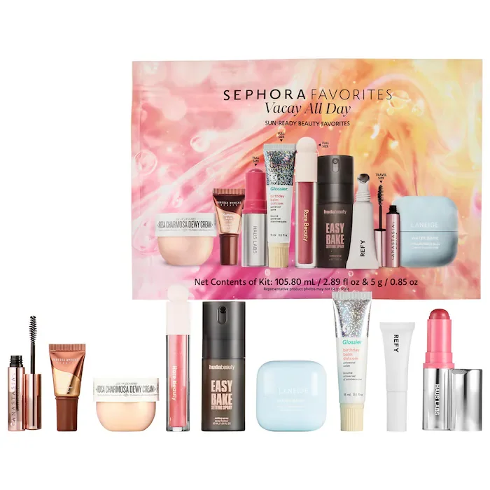 Sephora Favorites Vacay All Day Makeup & Skincare Value Set