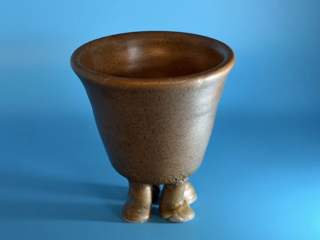 Handcrafted Soda Fired White Stoneware Chalice