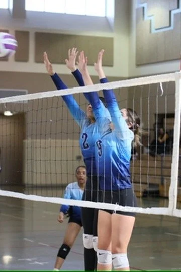 Inspire Volleyball Blocking at Regional Tournament