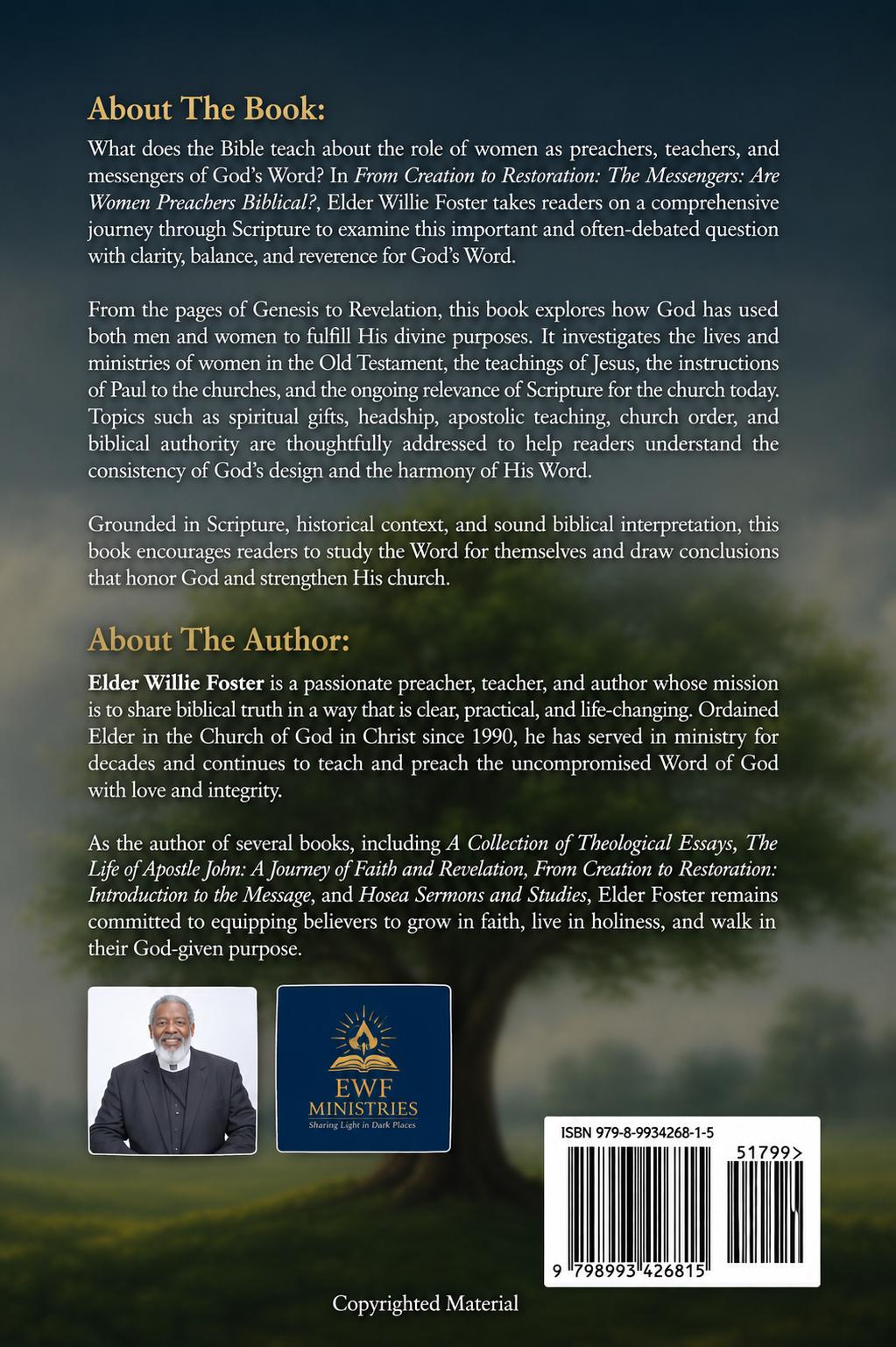 are women preachers biblical - Back cover.png